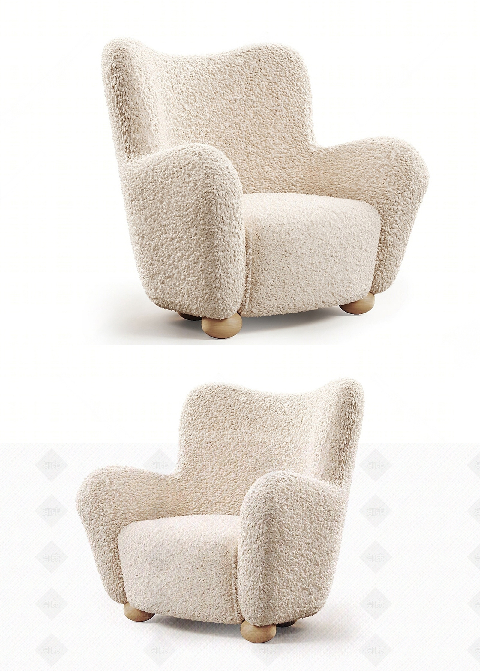 现代休闲椅SU模型下载【ID:1198282305】