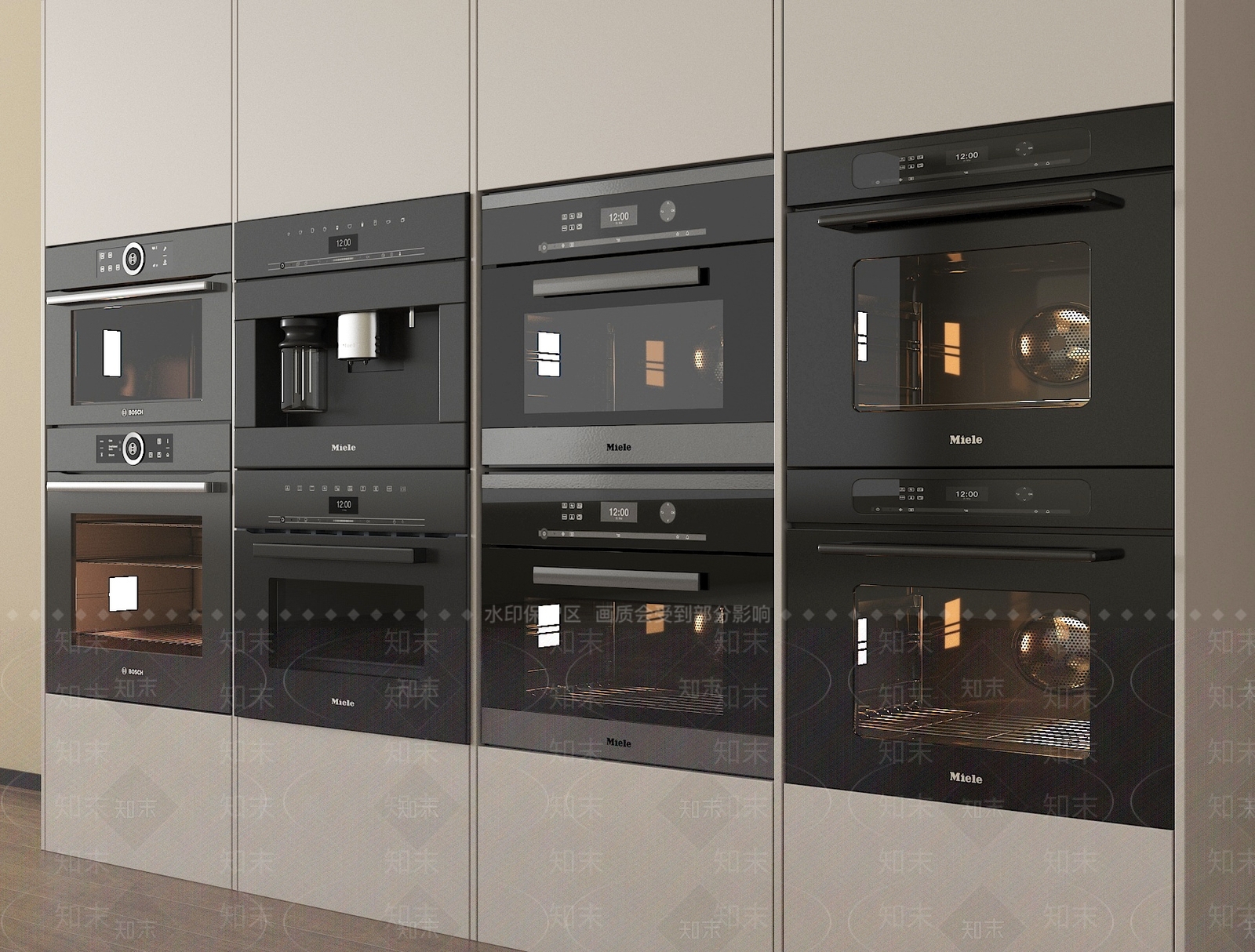 烤箱SU模型下载【ID:1198282713】