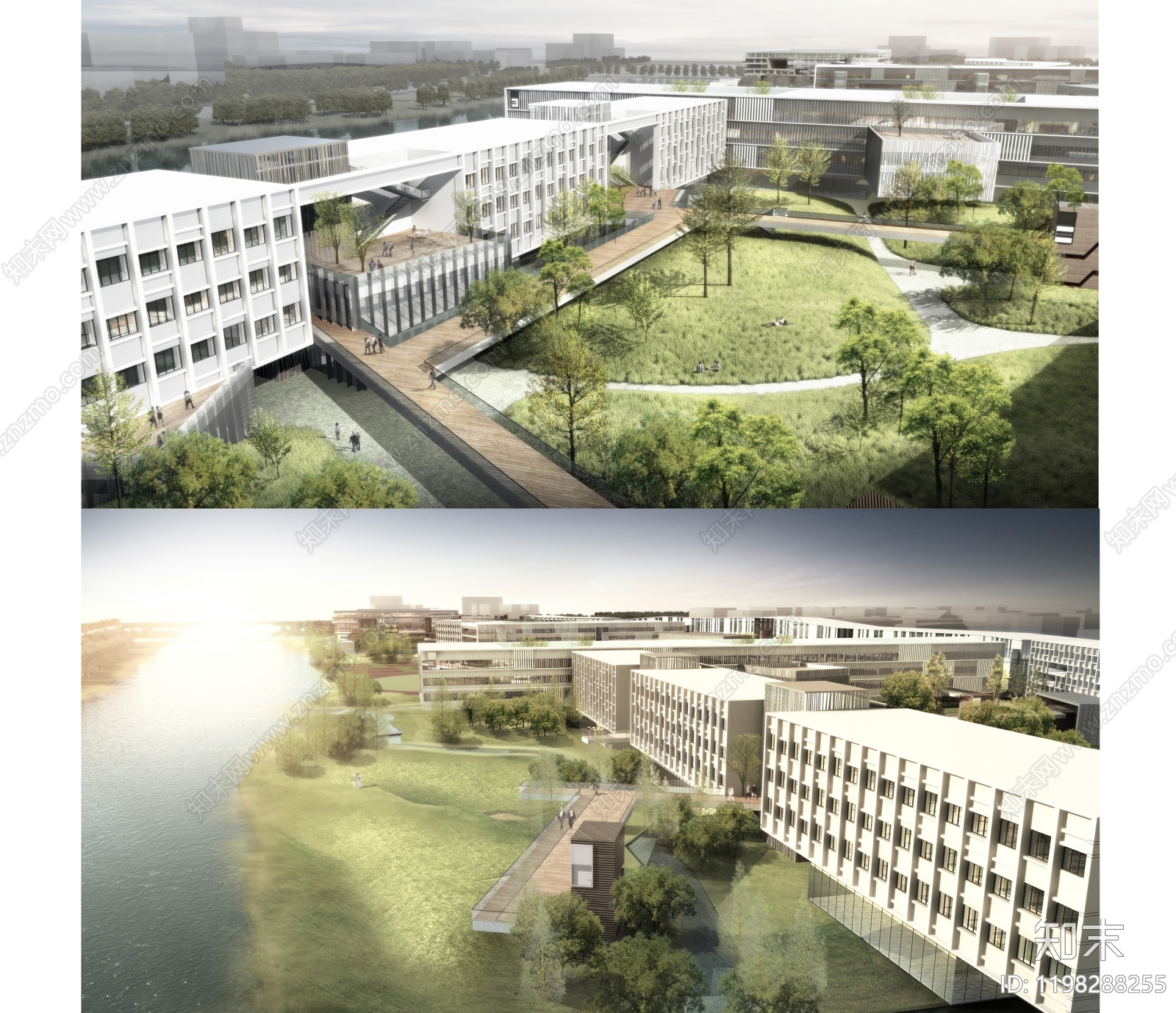 现代学校建筑施工图下载【ID:1198288255】