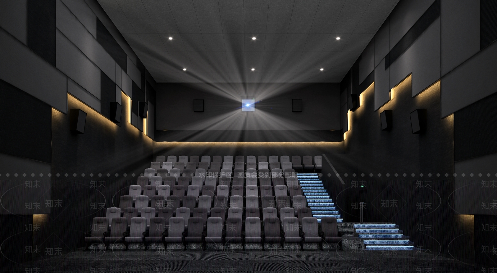 现代电影院3D模型下载【ID:1198290460】