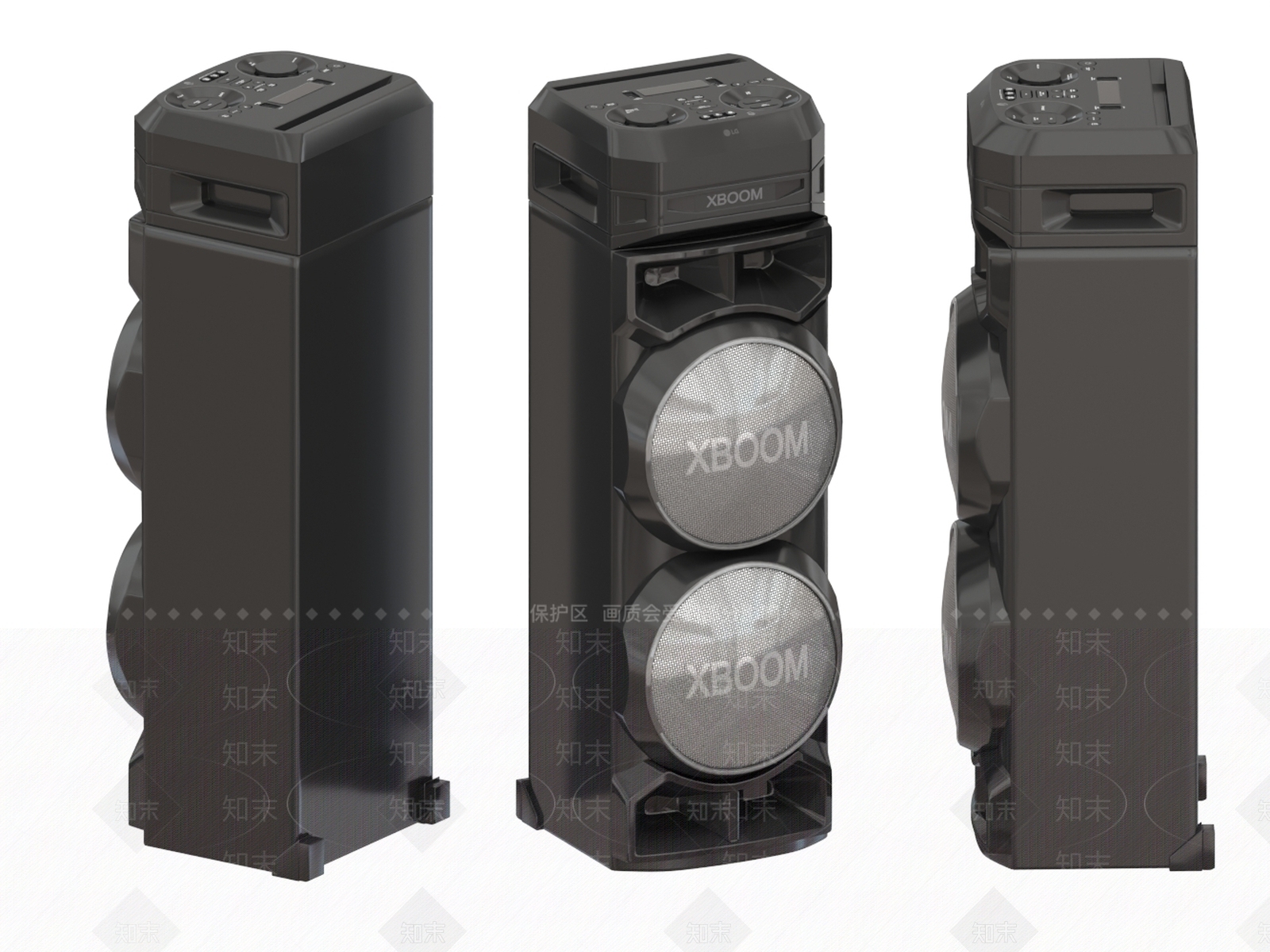 现代舞台音响3D模型下载【ID:1198293926】