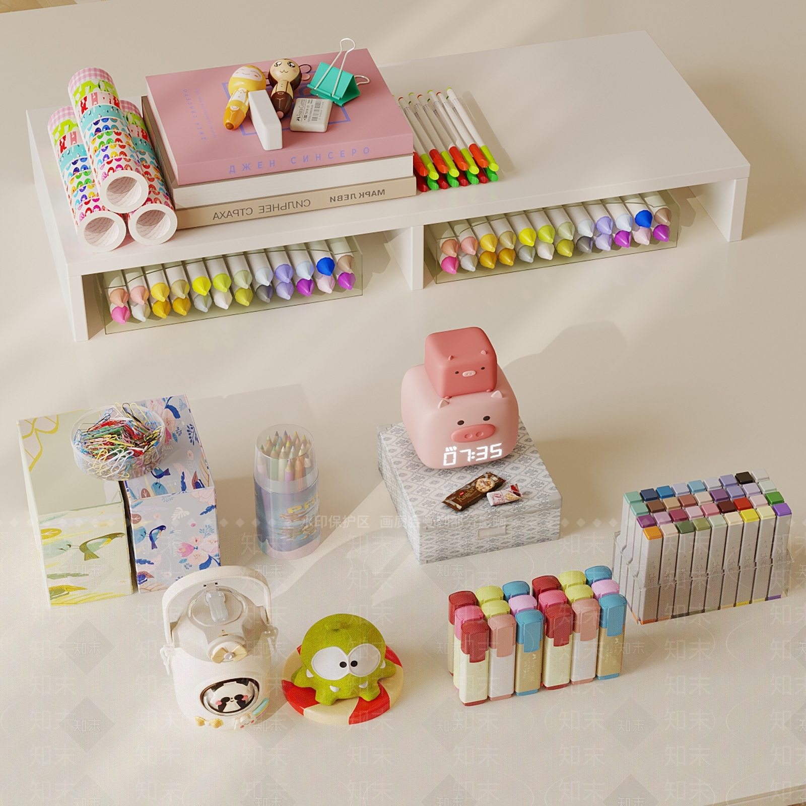 画具3D模型下载【ID:1198295636】