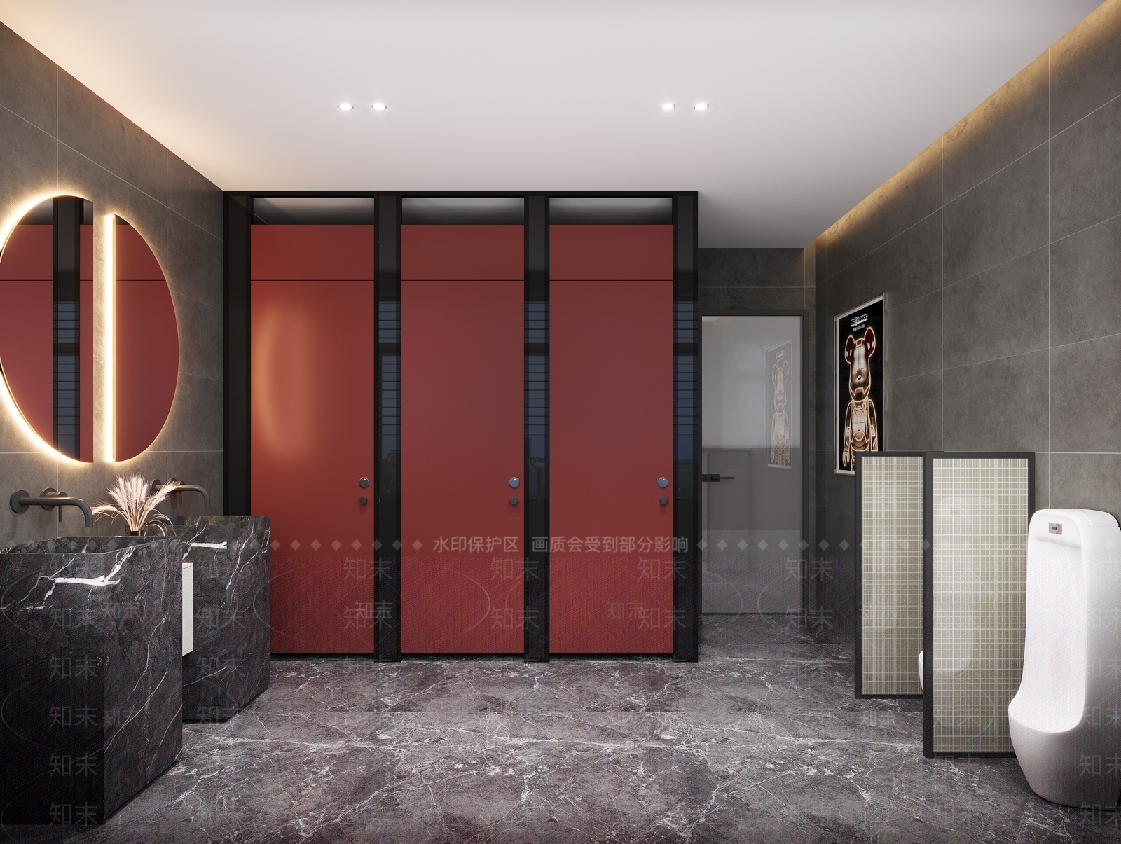 现代健身房3D模型下载【ID:1198297348】