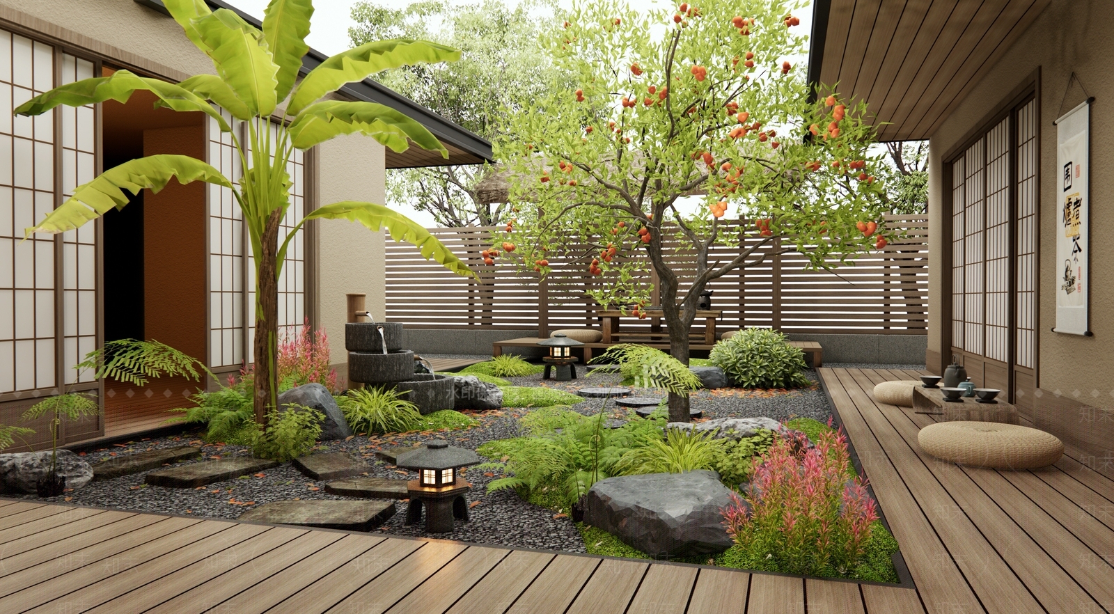 新中式庭院3D模型下载【ID:1198302418】