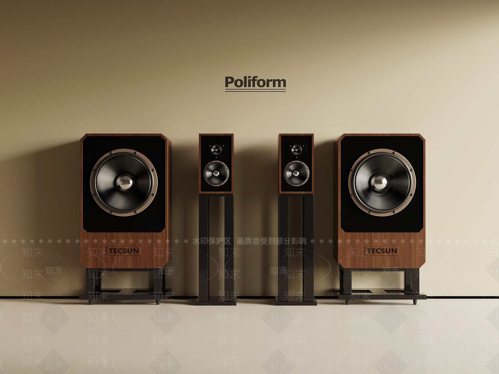 音响3D模型下载【ID:1198302489】