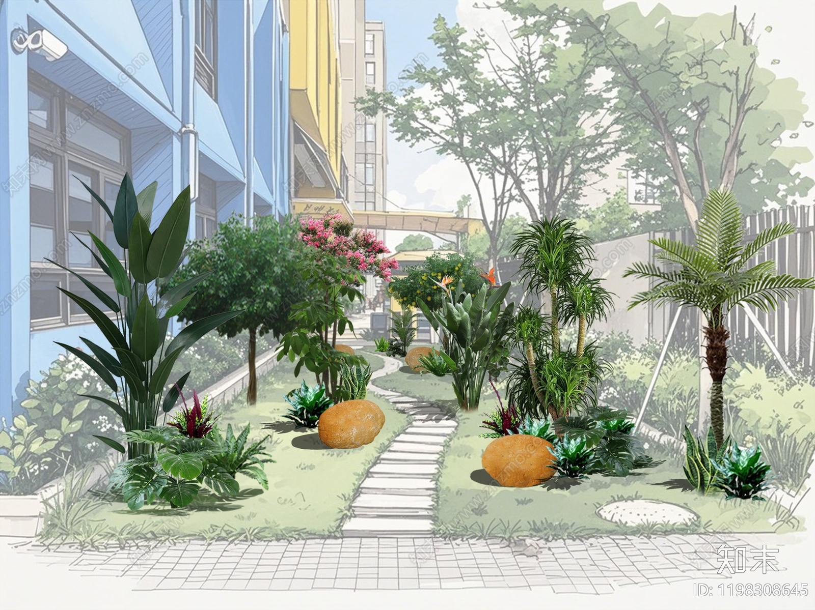现代北欧热带植物下载【ID:1198308645】