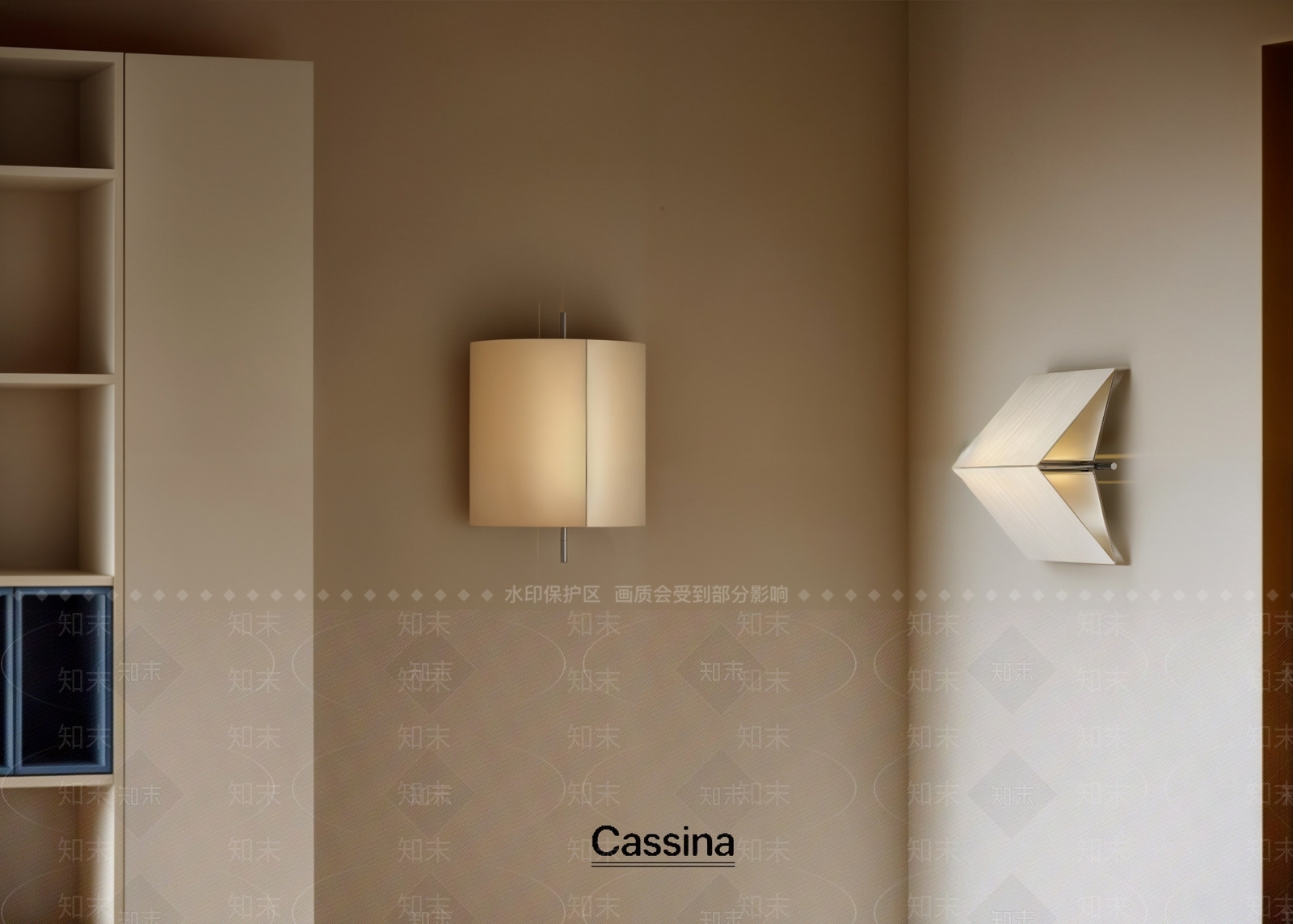 中古侘寂壁灯SU模型下载【ID:1198322917】