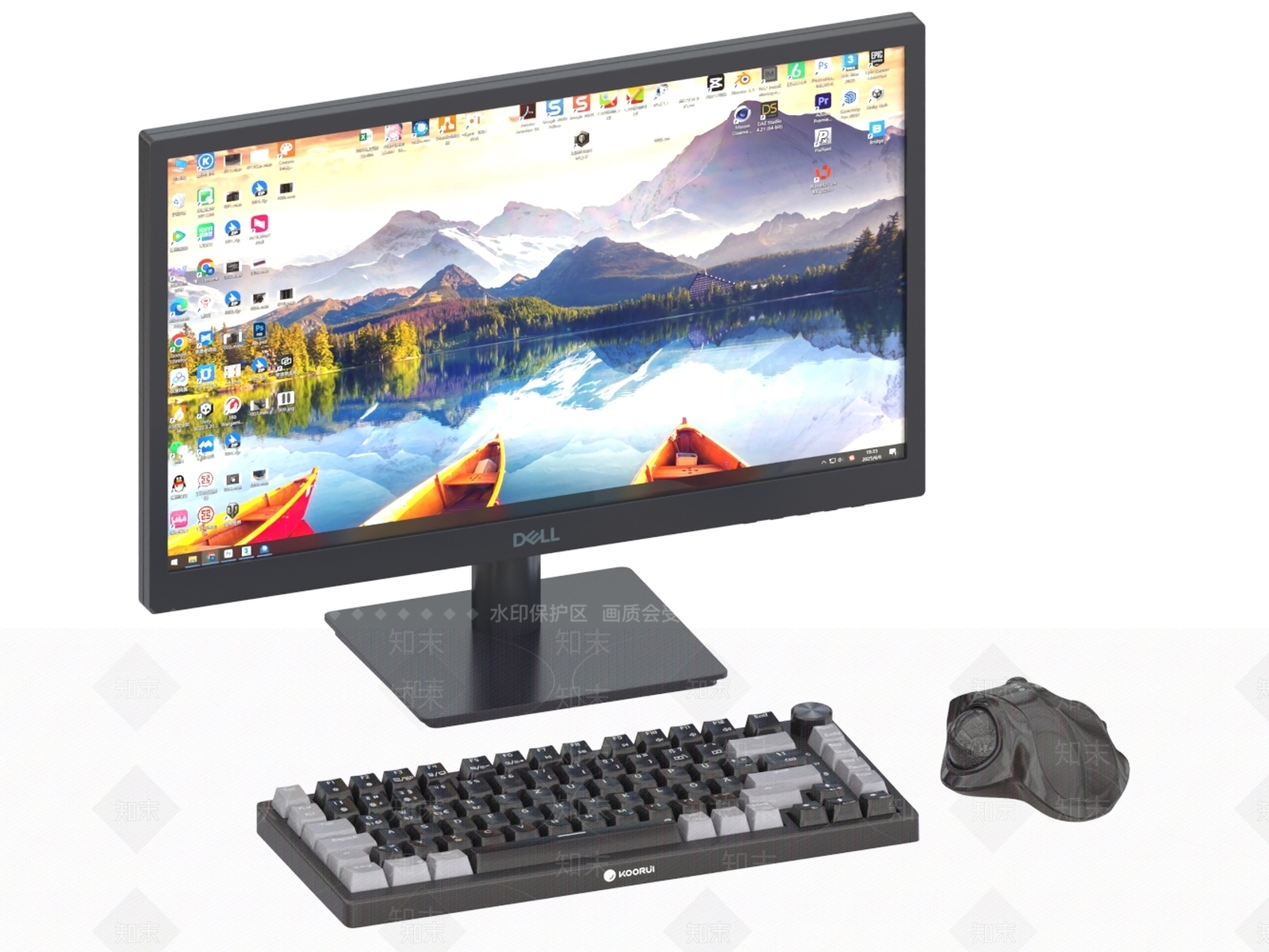 电脑3D模型下载【ID:1198329643】
