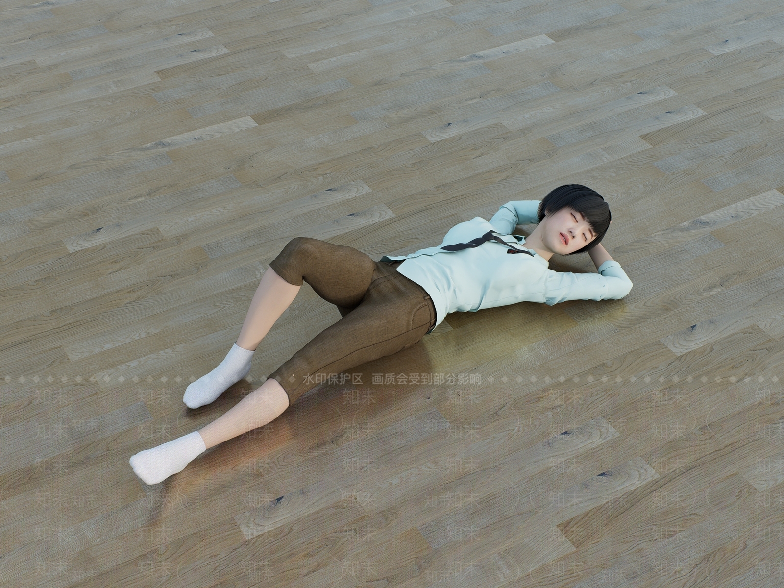 女人SU模型下载【ID:1198331241】