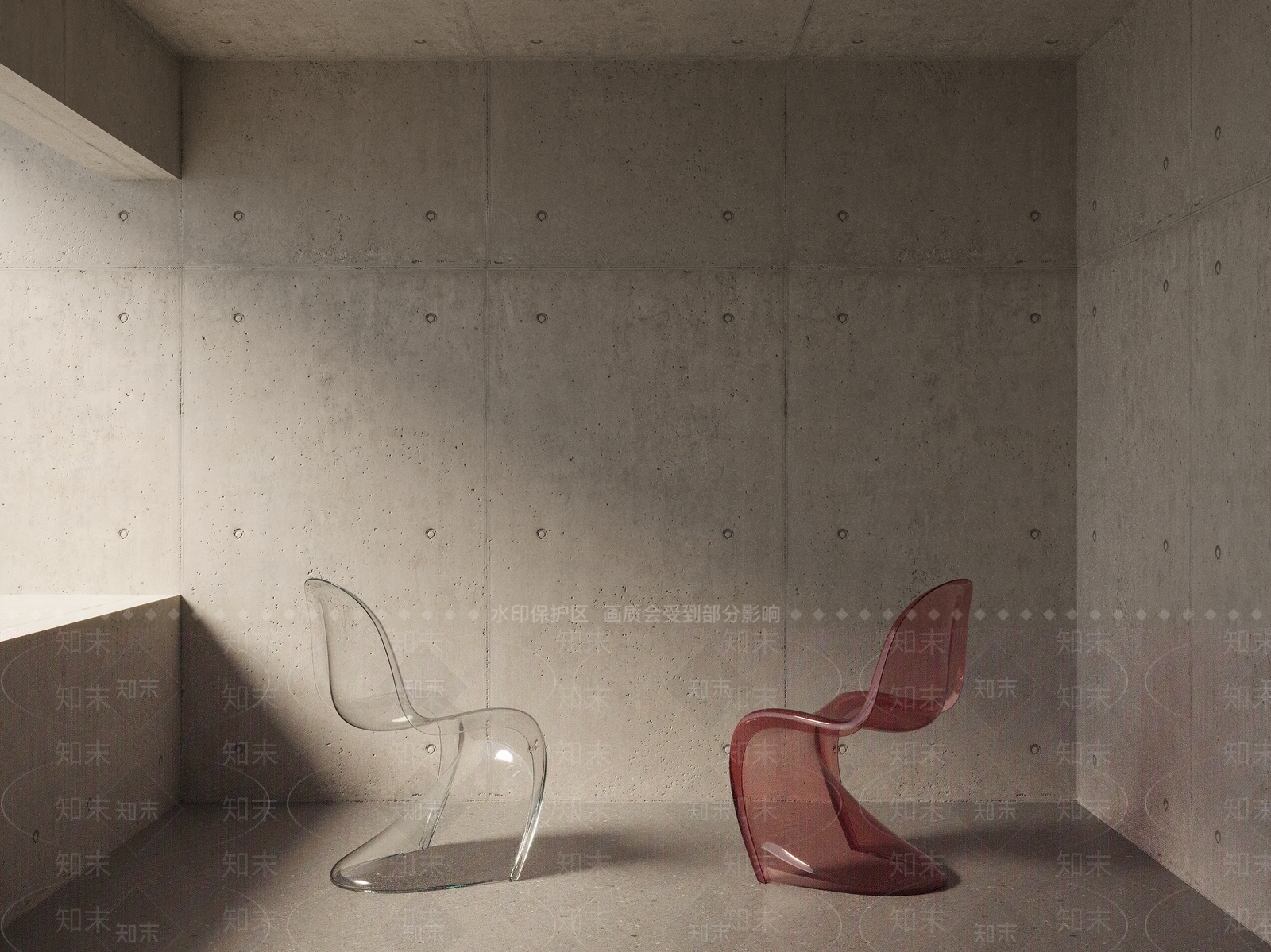 现代极简餐椅3D模型下载【ID:1198331664】