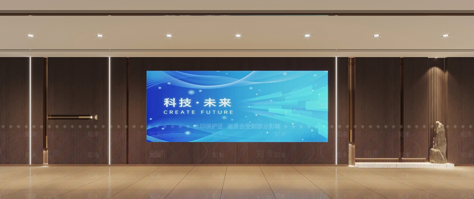 现代其他办公空间3D模型下载【ID:1198331641】