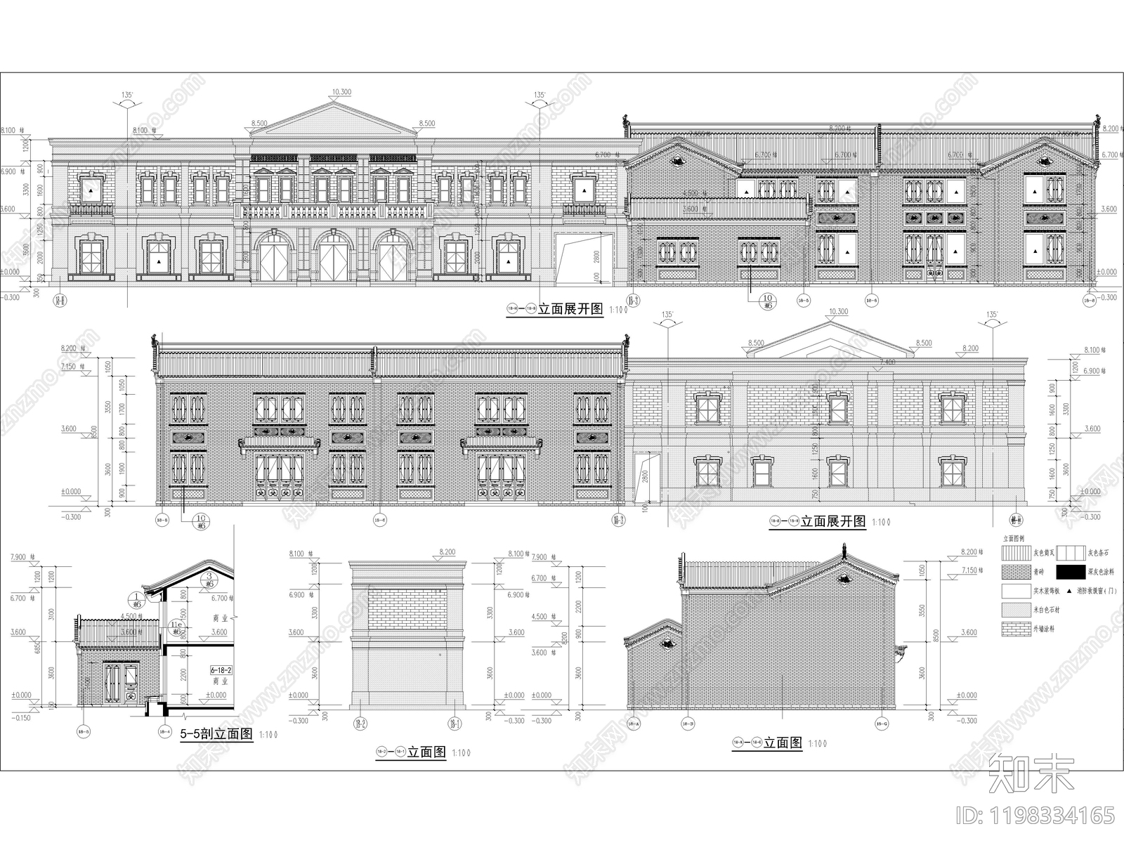 其他古建筑cad施工图下载【ID:1198334165】