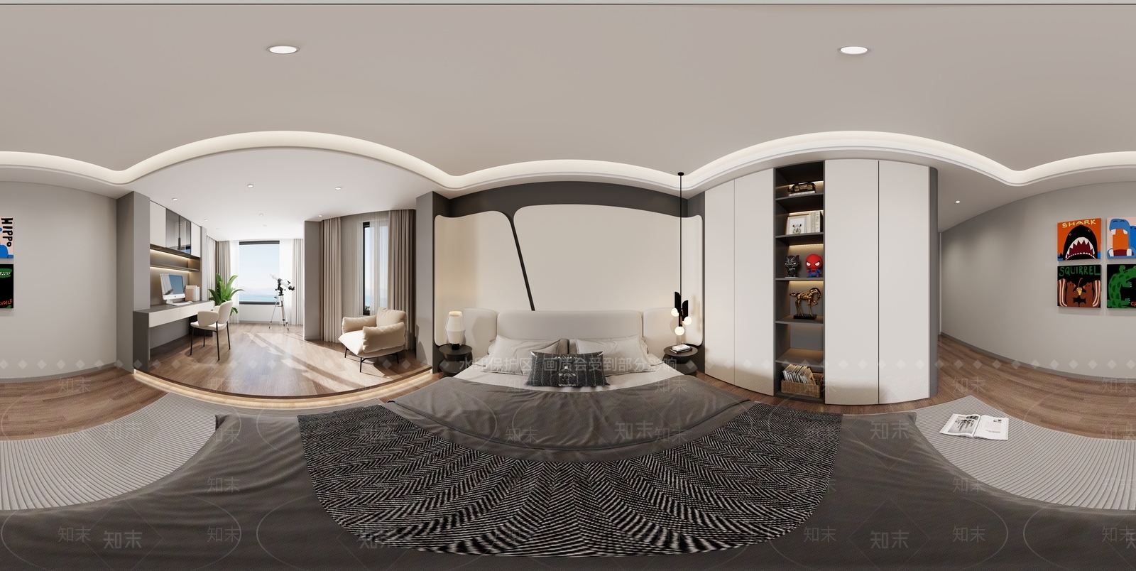 意式男孩房3D模型下载【ID:1198345960】
