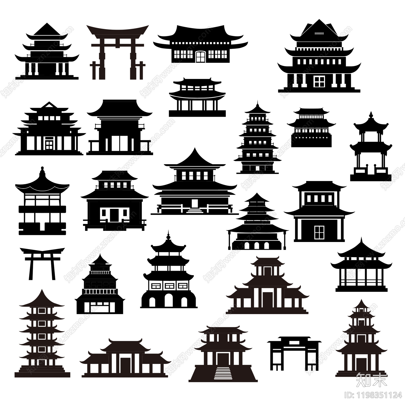 现代标识图库施工图下载【ID:1198351124】