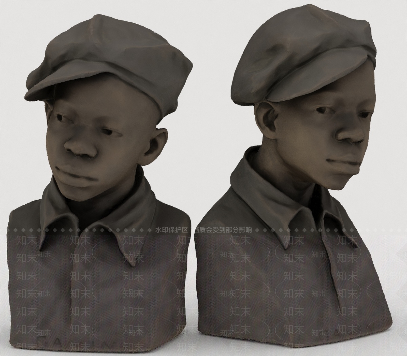 现代景观雕塑3D模型下载【ID:1198354569】