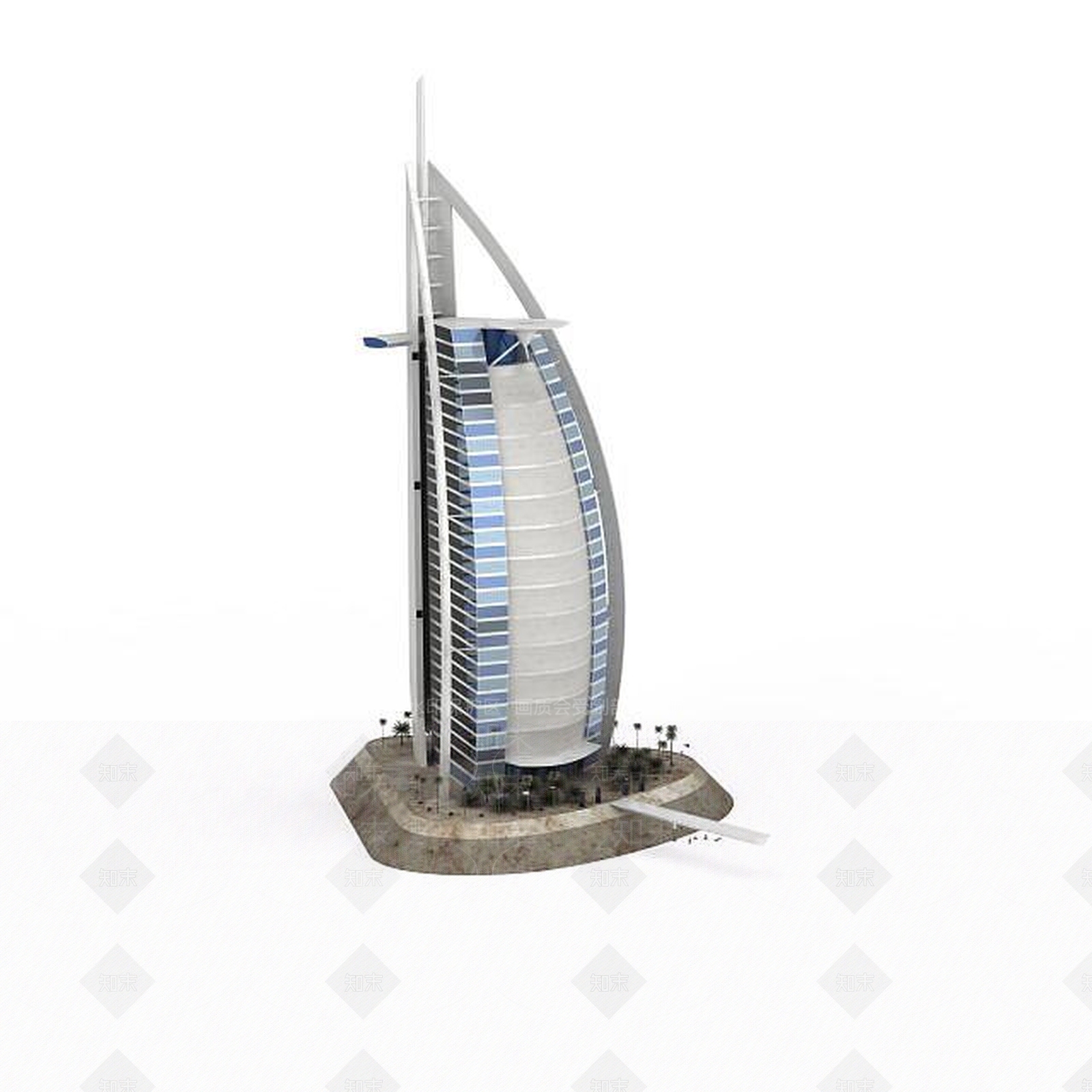 现代建筑3D模型下载【ID:1198355163】