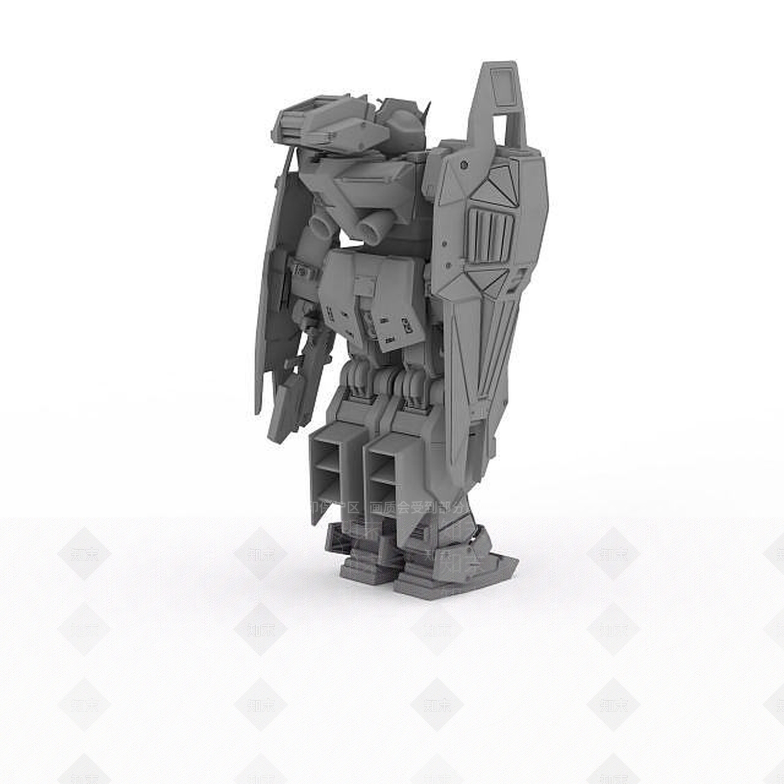 现代高达3D模型下载【ID:1198355126】
