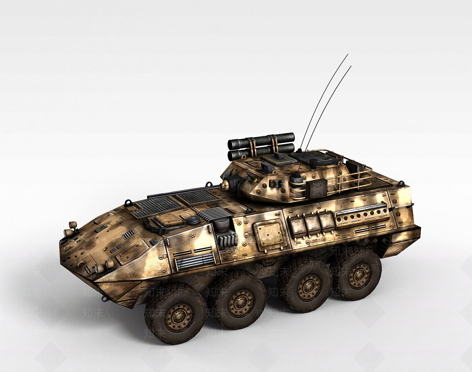 现代超重型坦克3D模型下载【ID:1198355486】