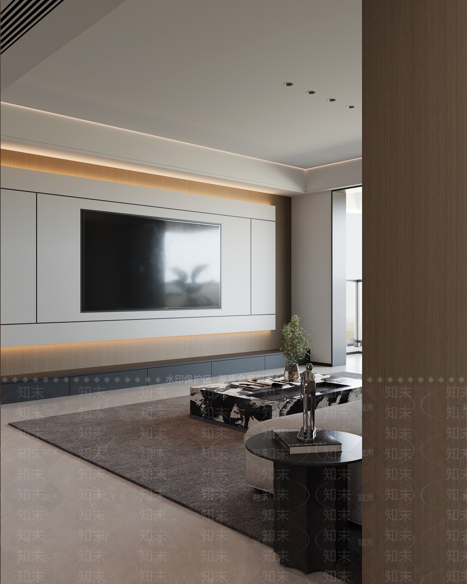 现代客餐厅3D模型下载【ID:1215164615】