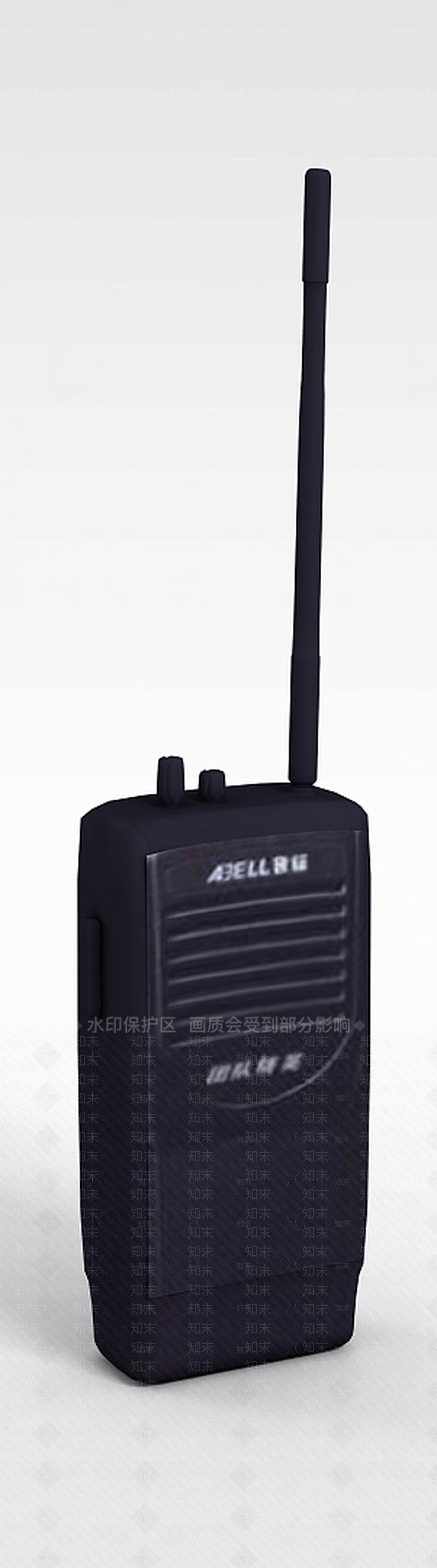 现代数字对讲机3D模型下载【ID:1198355883】