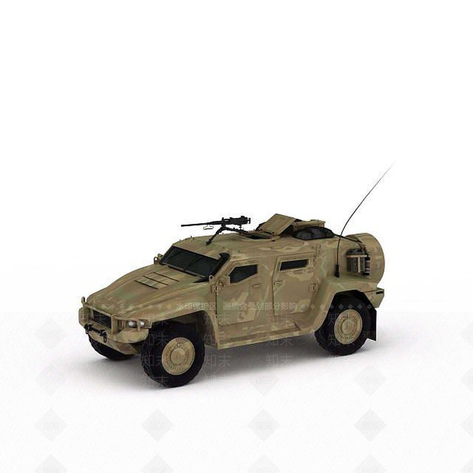 现代军事作战车3D模型下载【ID:1198356326】