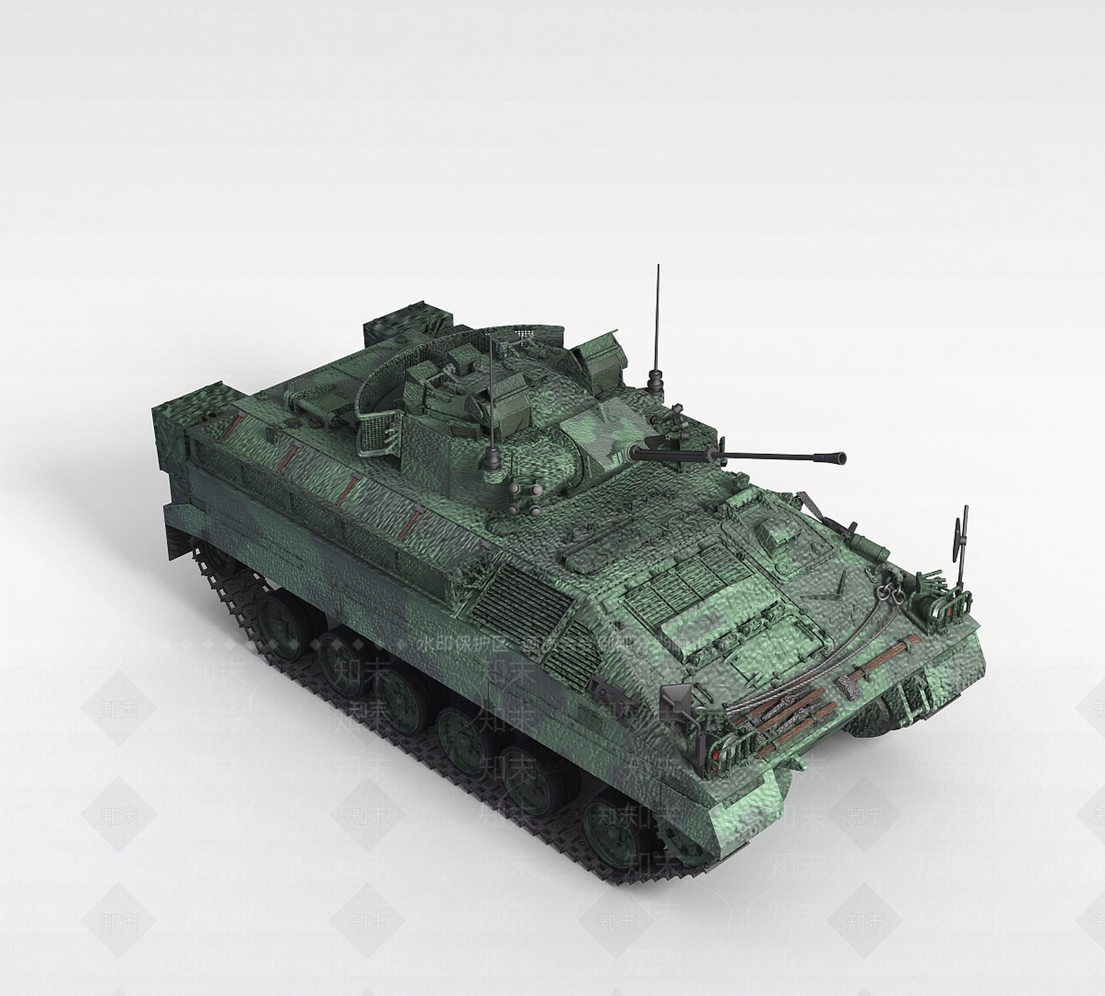 现代军事用车3D模型下载【ID:1198356549】