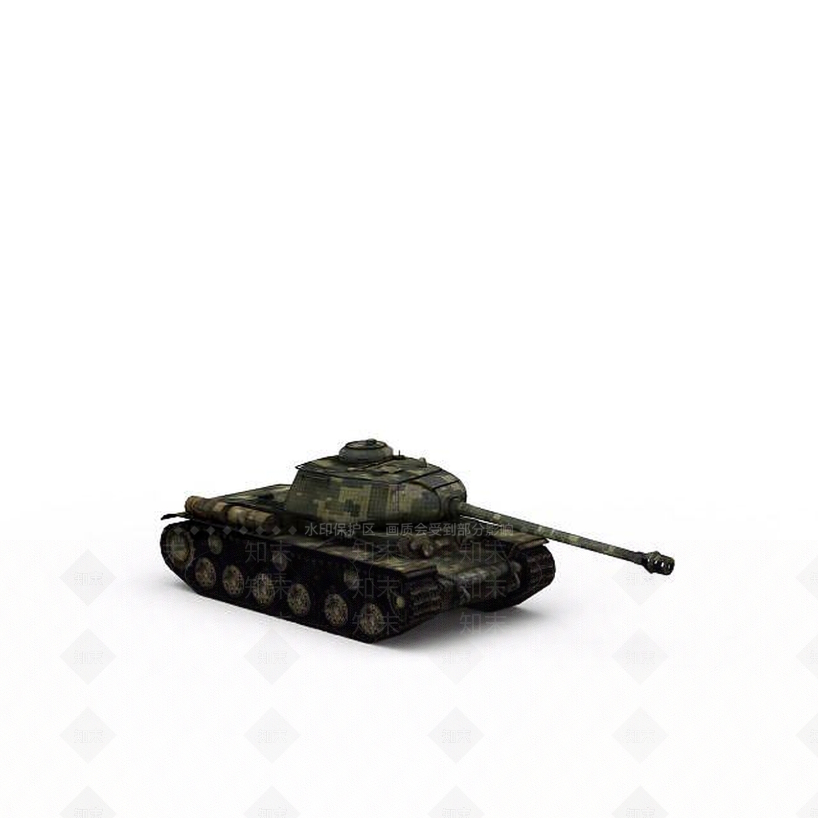 现代坦克3D模型下载【ID:1198356740】