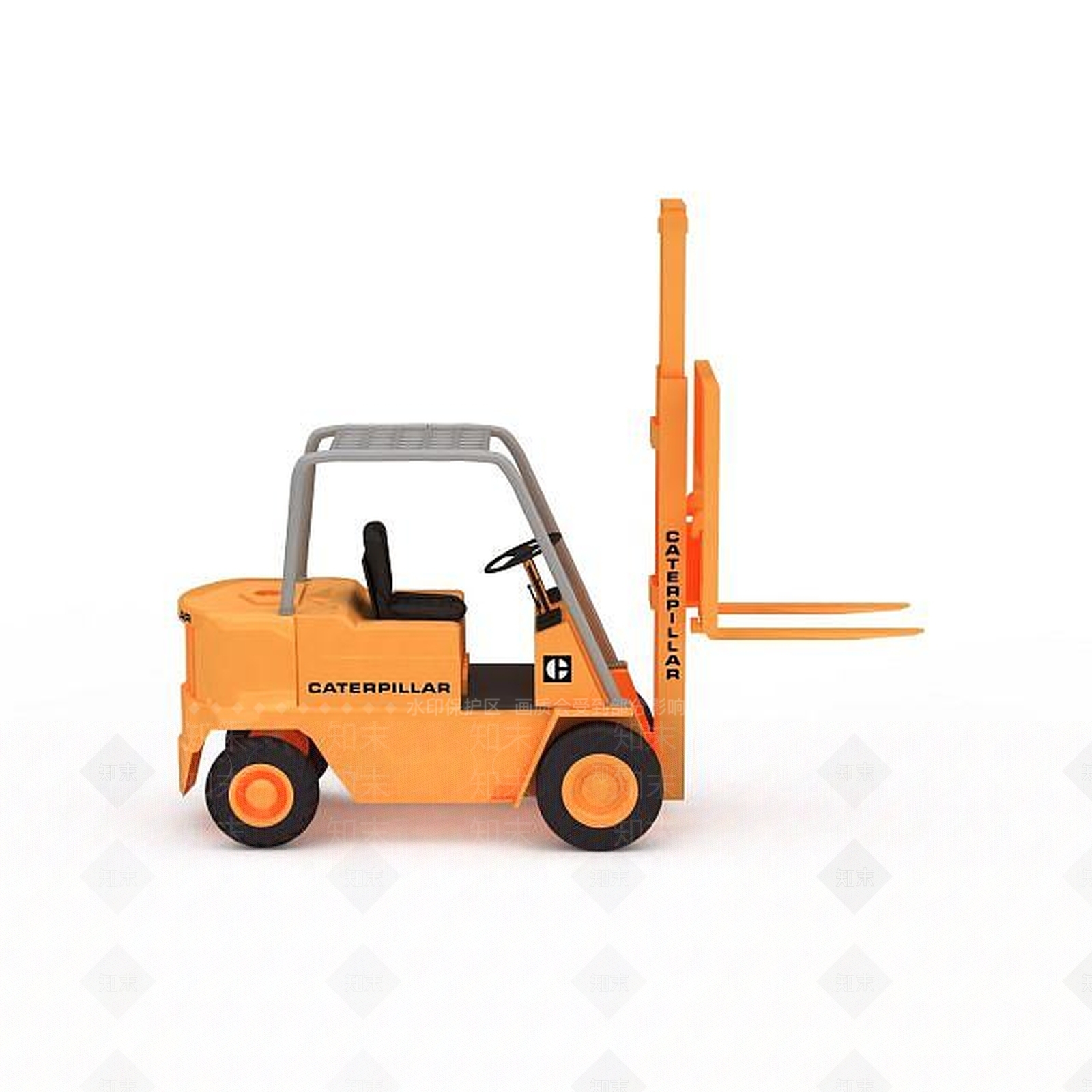 现代叉车3D模型下载【ID:1198356745】