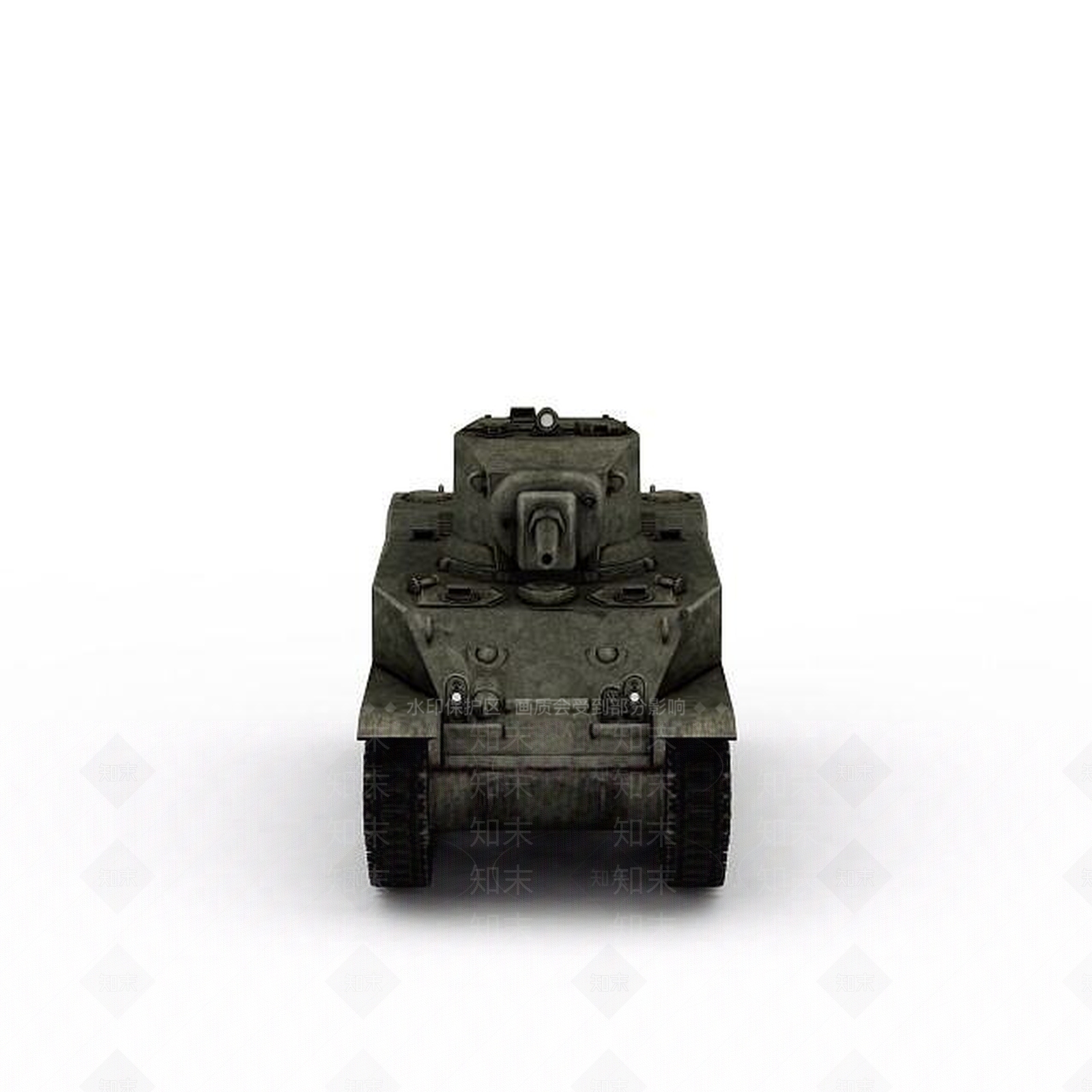 现代坦克3D模型下载【ID:1198356926】