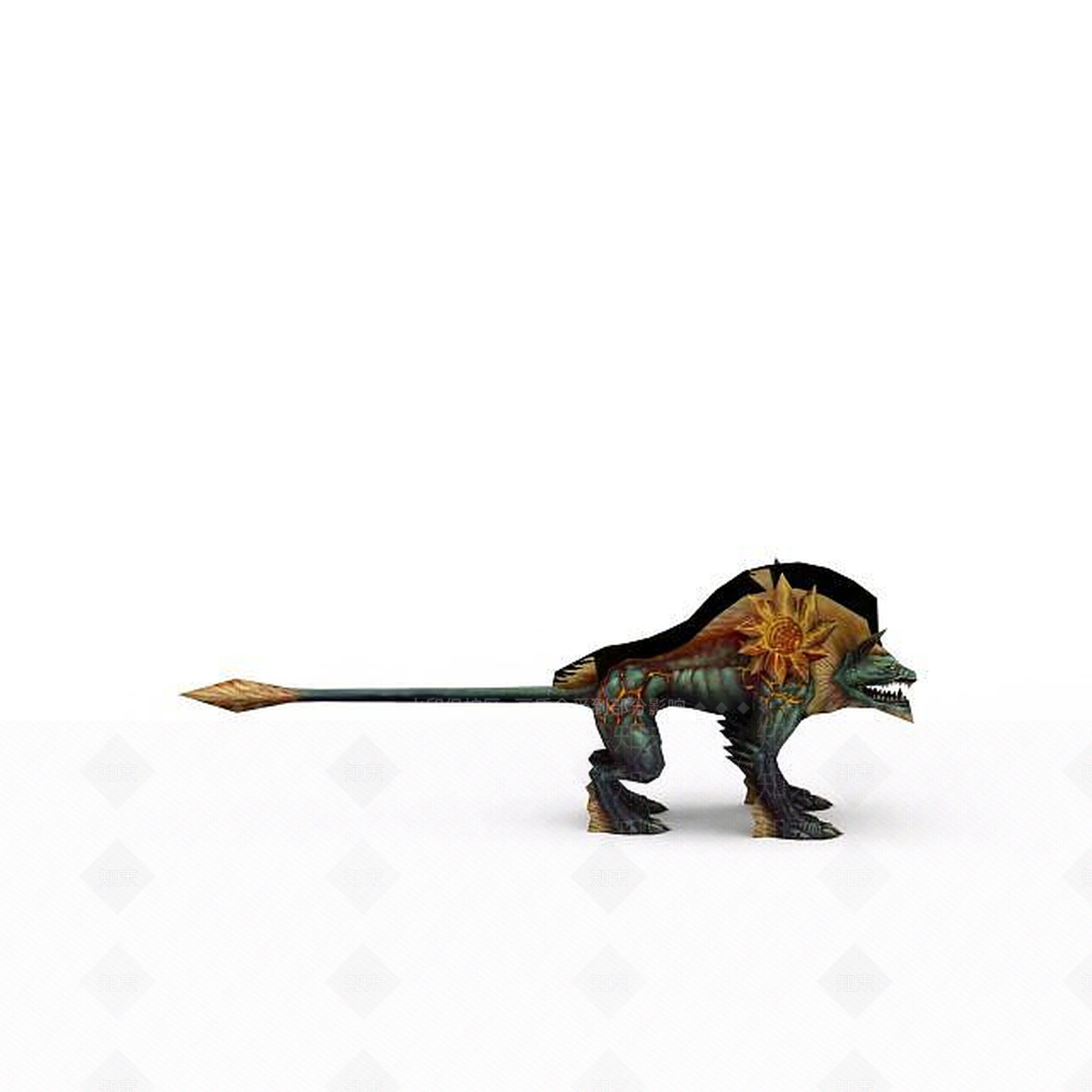 现代游戏怪兽3D模型下载【ID:1198358448】