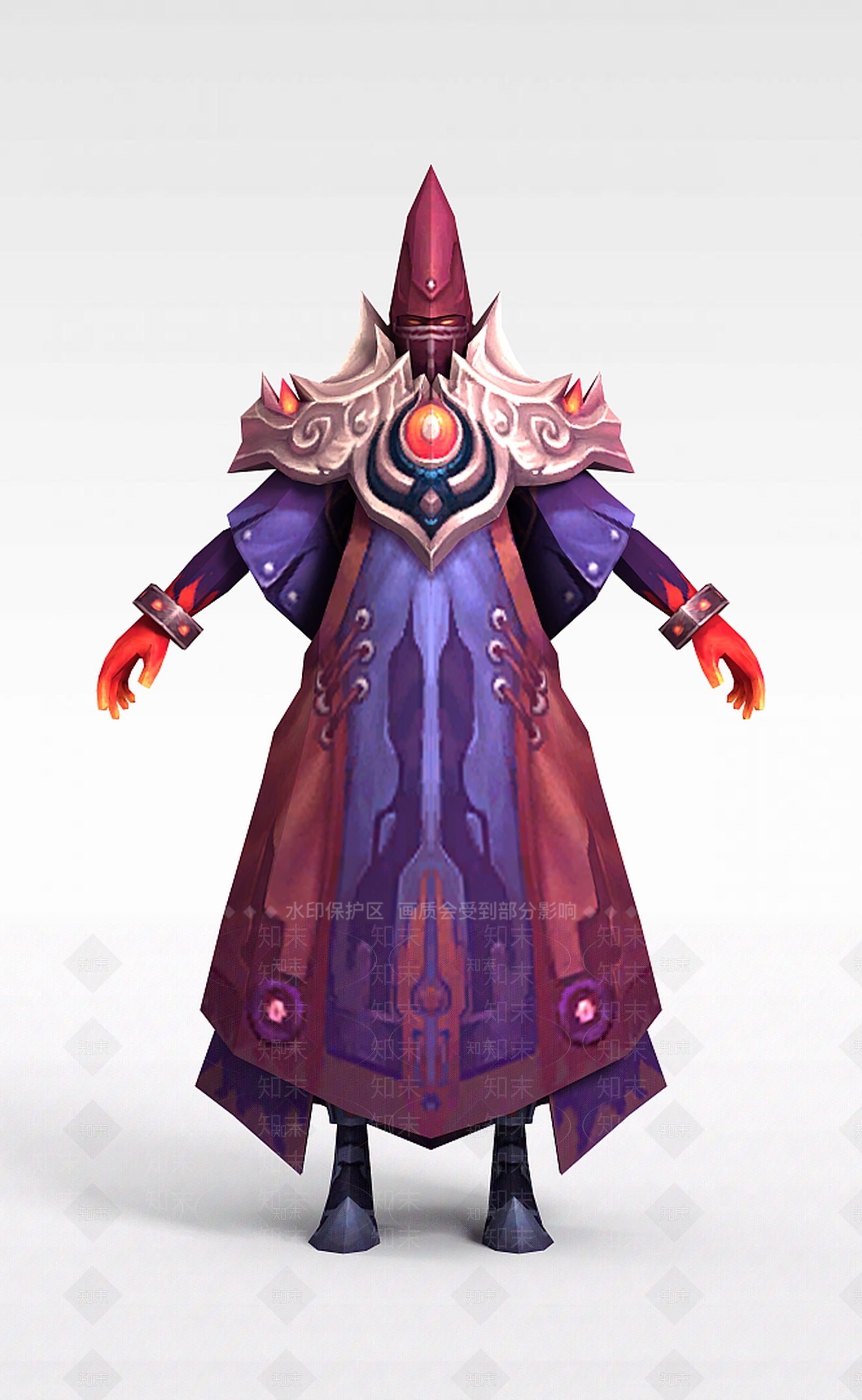 现代仙侠人物角色3D模型下载【ID:1198358618】