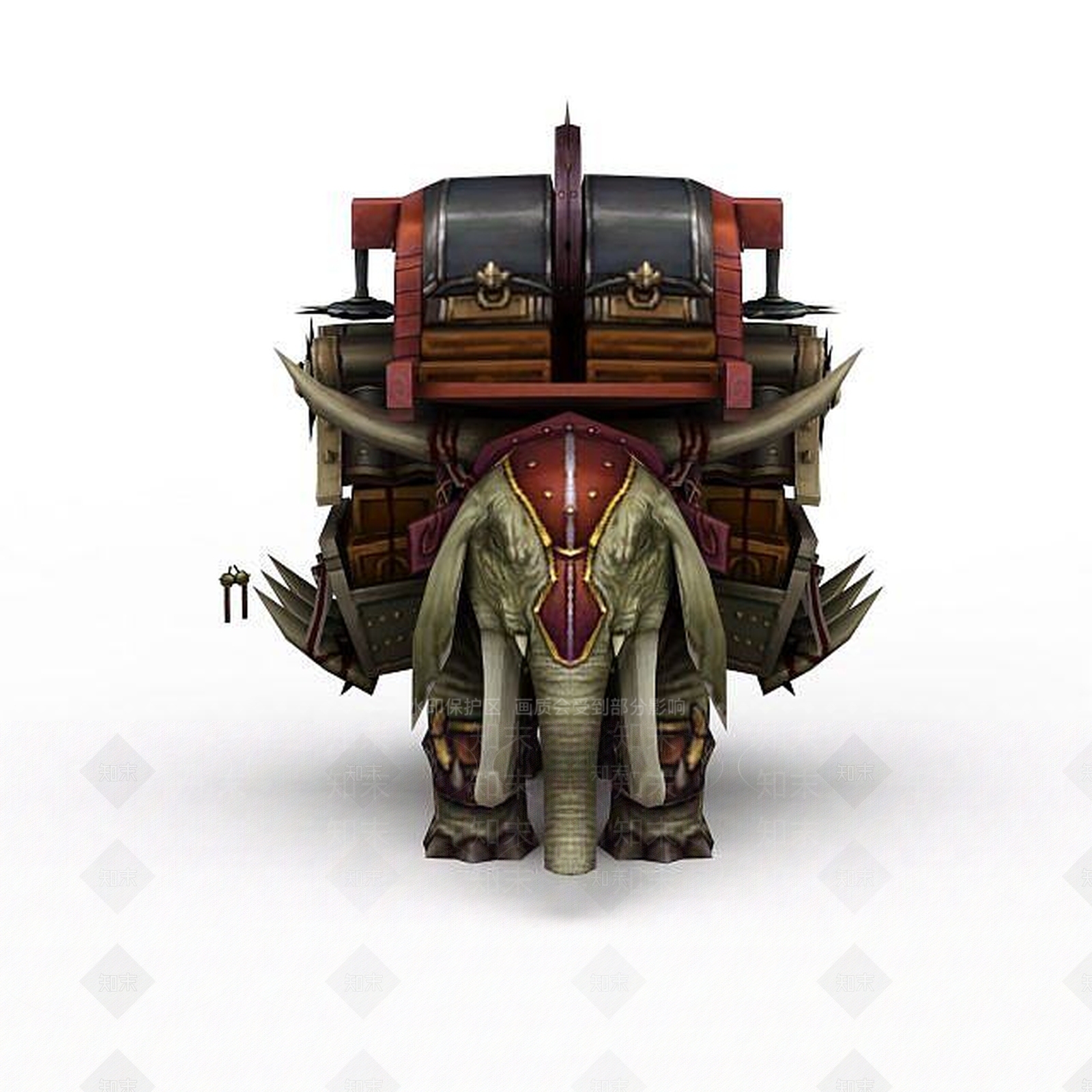 现代游戏象车3D模型下载【ID:1198358892】