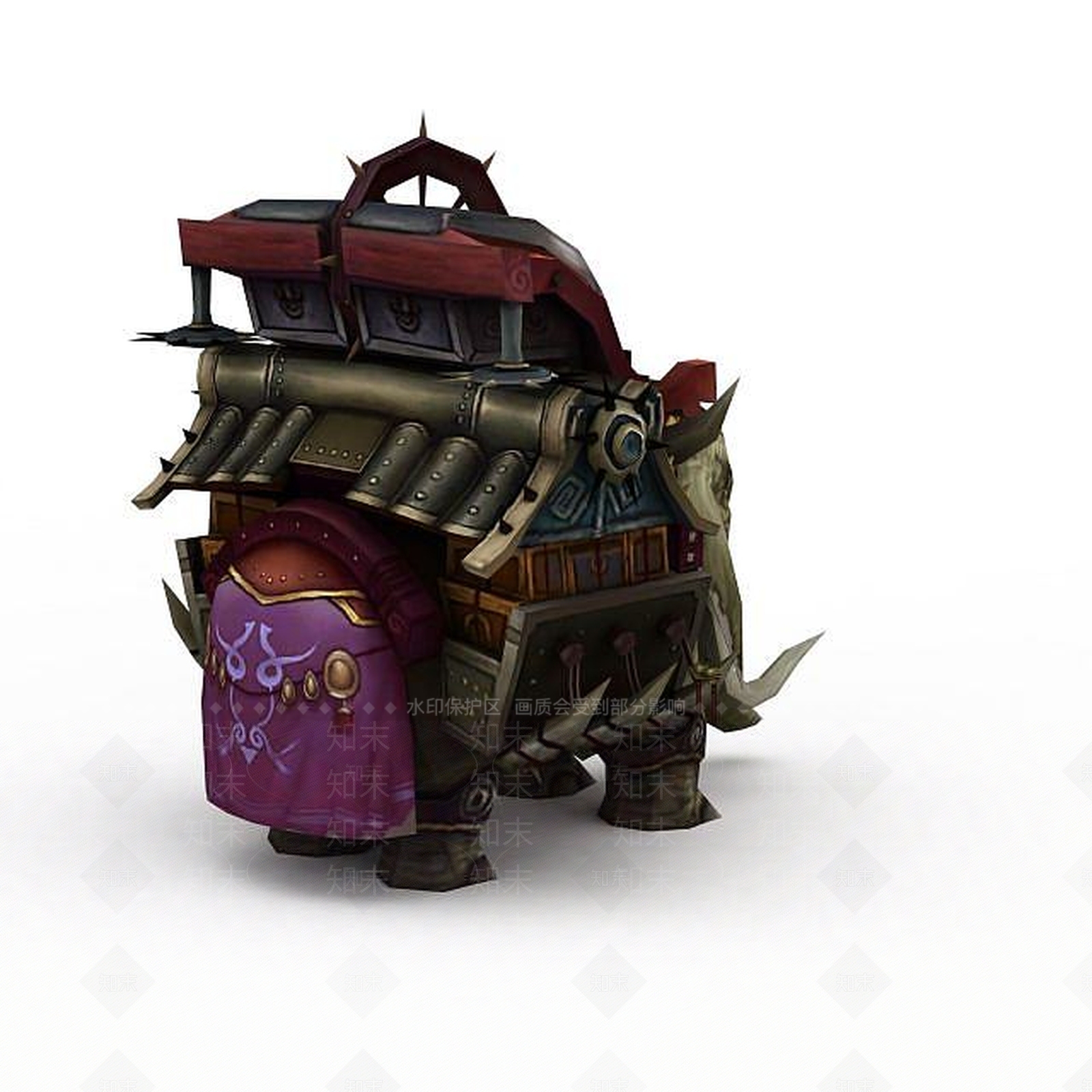现代游戏象车3D模型下载【ID:1198358892】