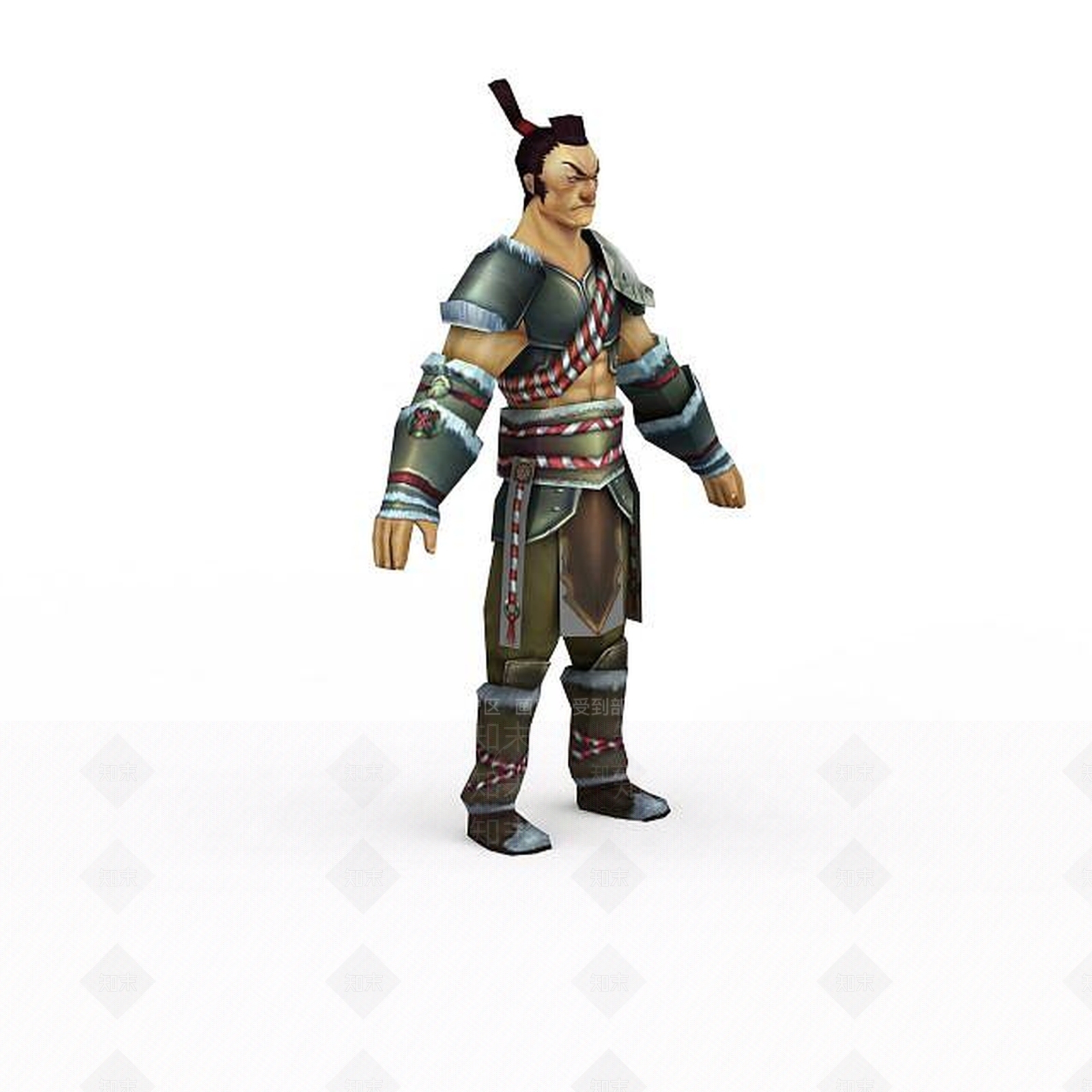现代仙侠游戏角色3D模型下载【ID:1198358938】