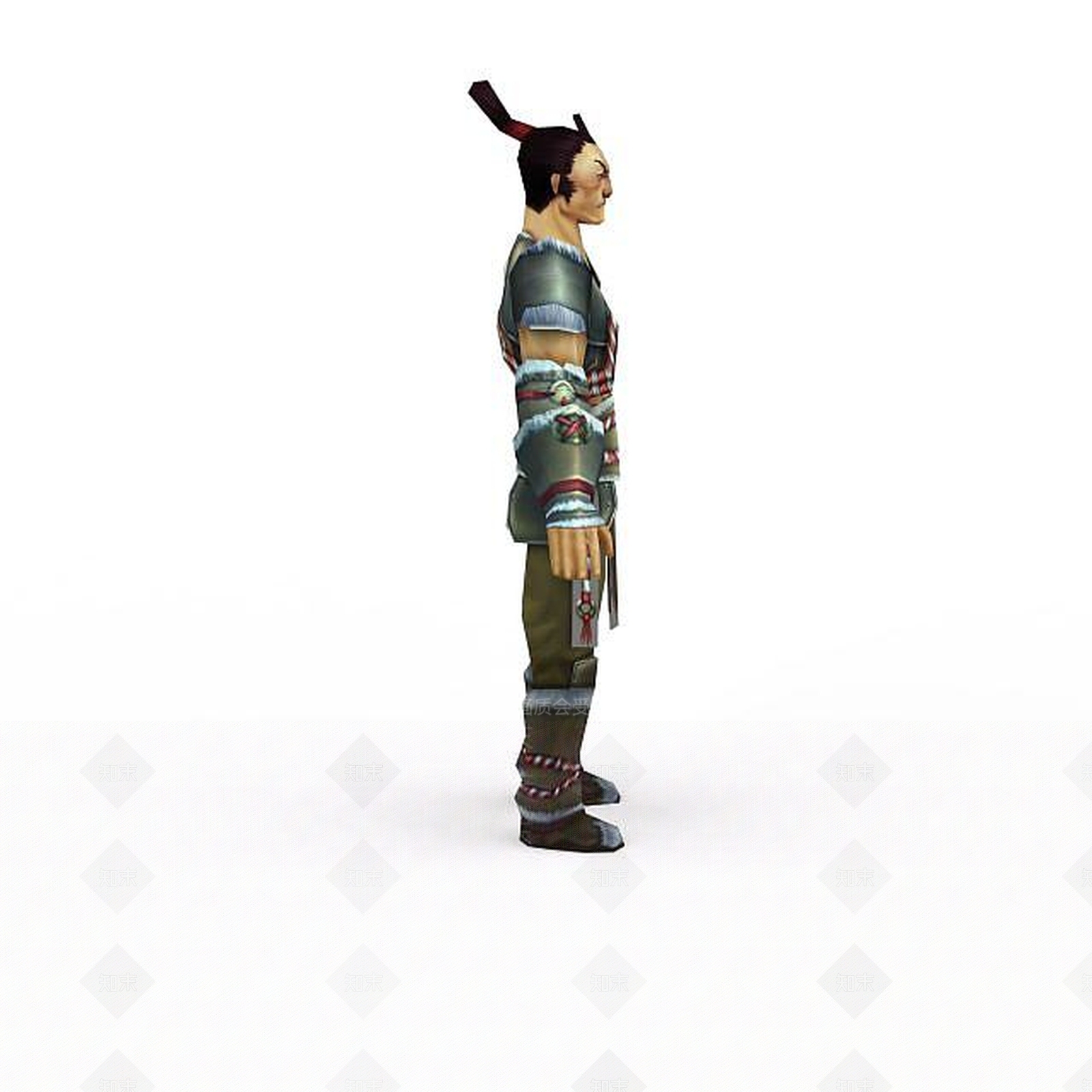 现代仙侠游戏角色3D模型下载【ID:1198358938】