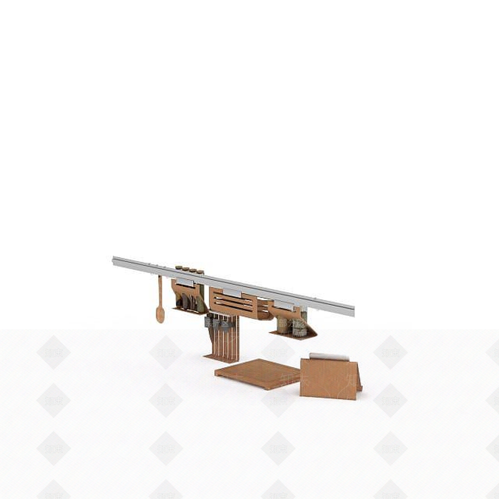 现代厨房用品3D模型下载【ID:1198359693】