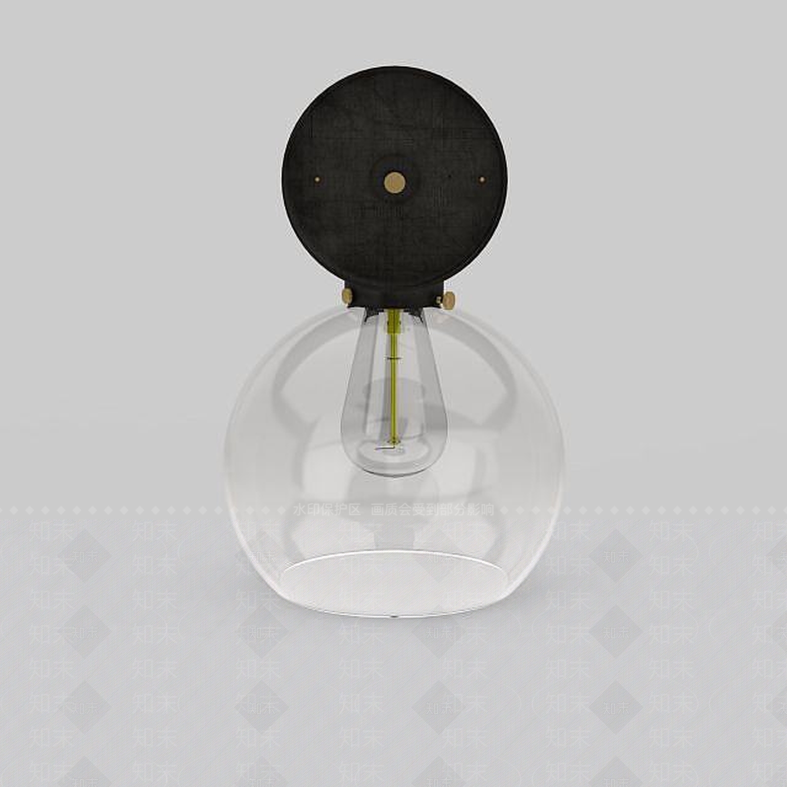 现代水晶壁灯3D模型下载【ID:1198359776】