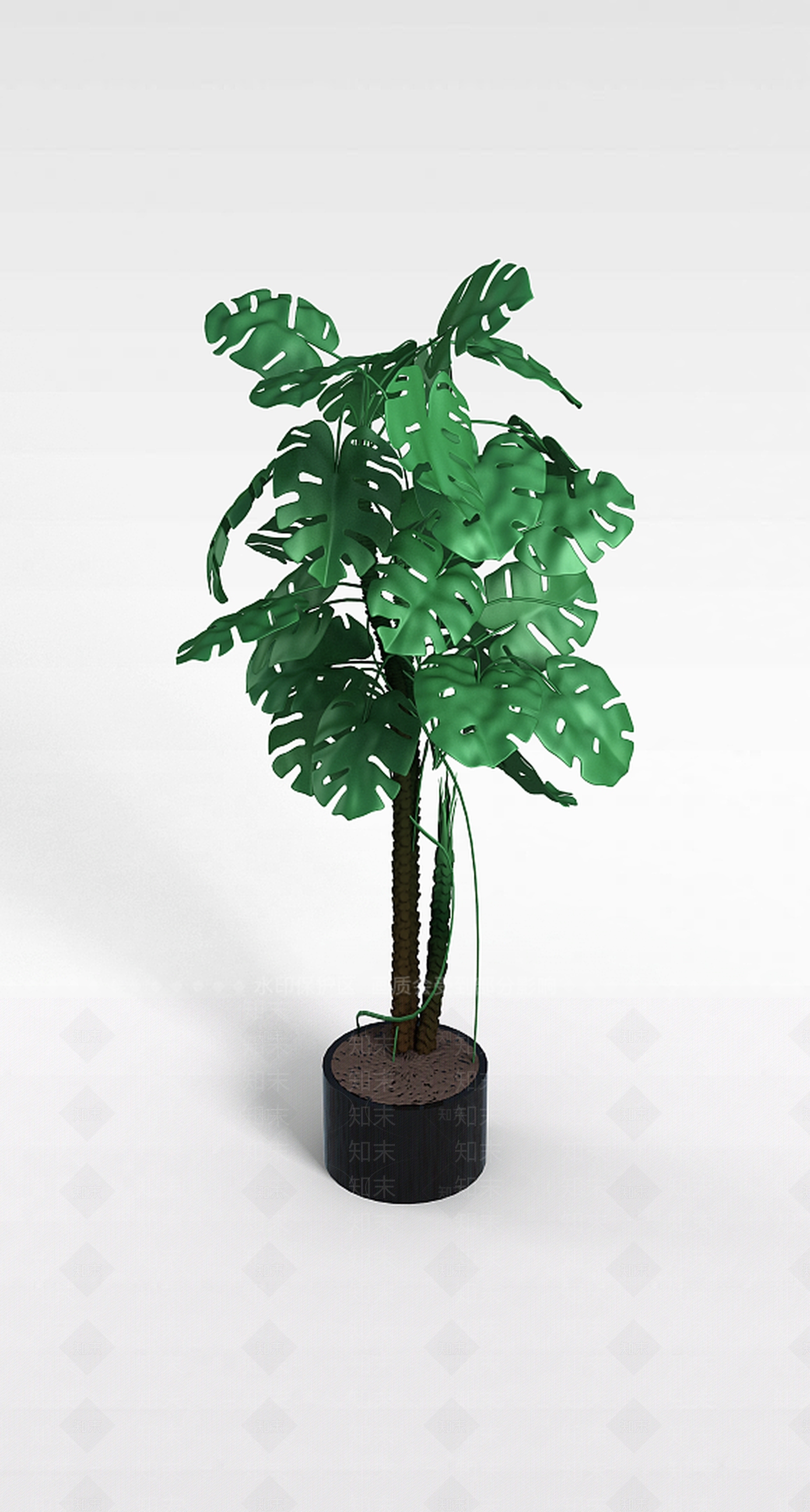 现代装饰树3D模型下载【ID:1198360801】