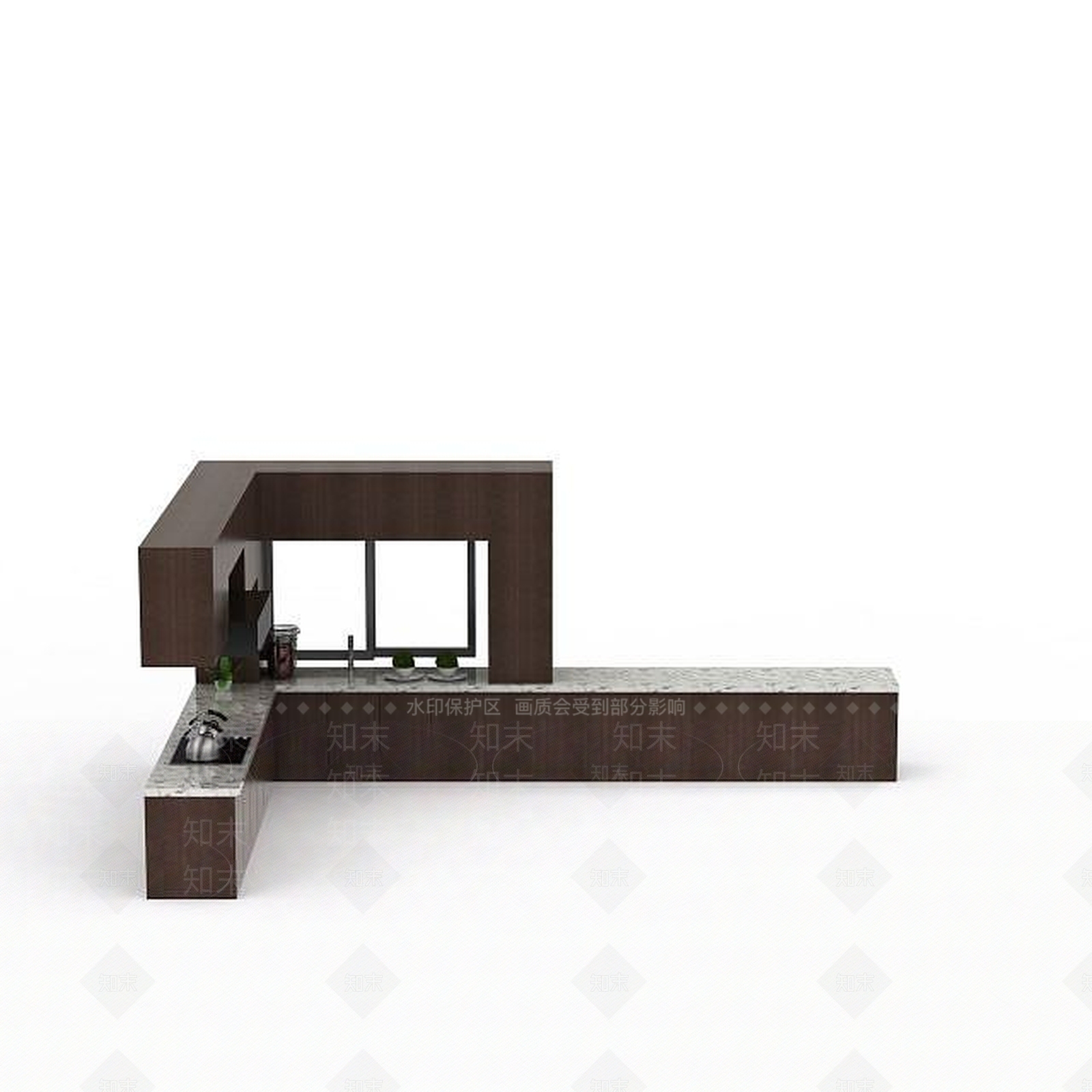 现代厨房3D模型下载【ID:1198361558】
