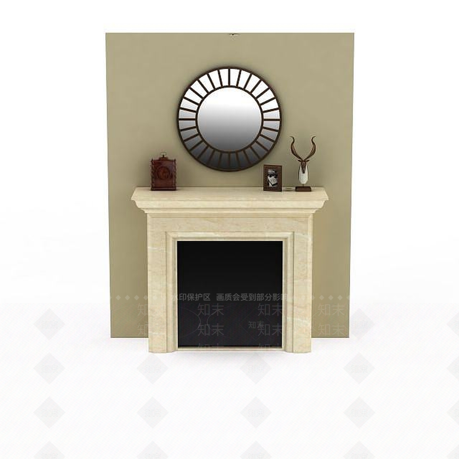 现代客厅创意摆件3D模型下载【ID:1198362217】