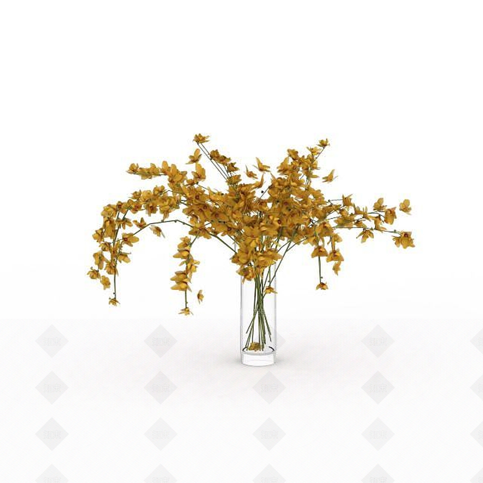 现代室内插花3D模型下载【ID:1198362681】