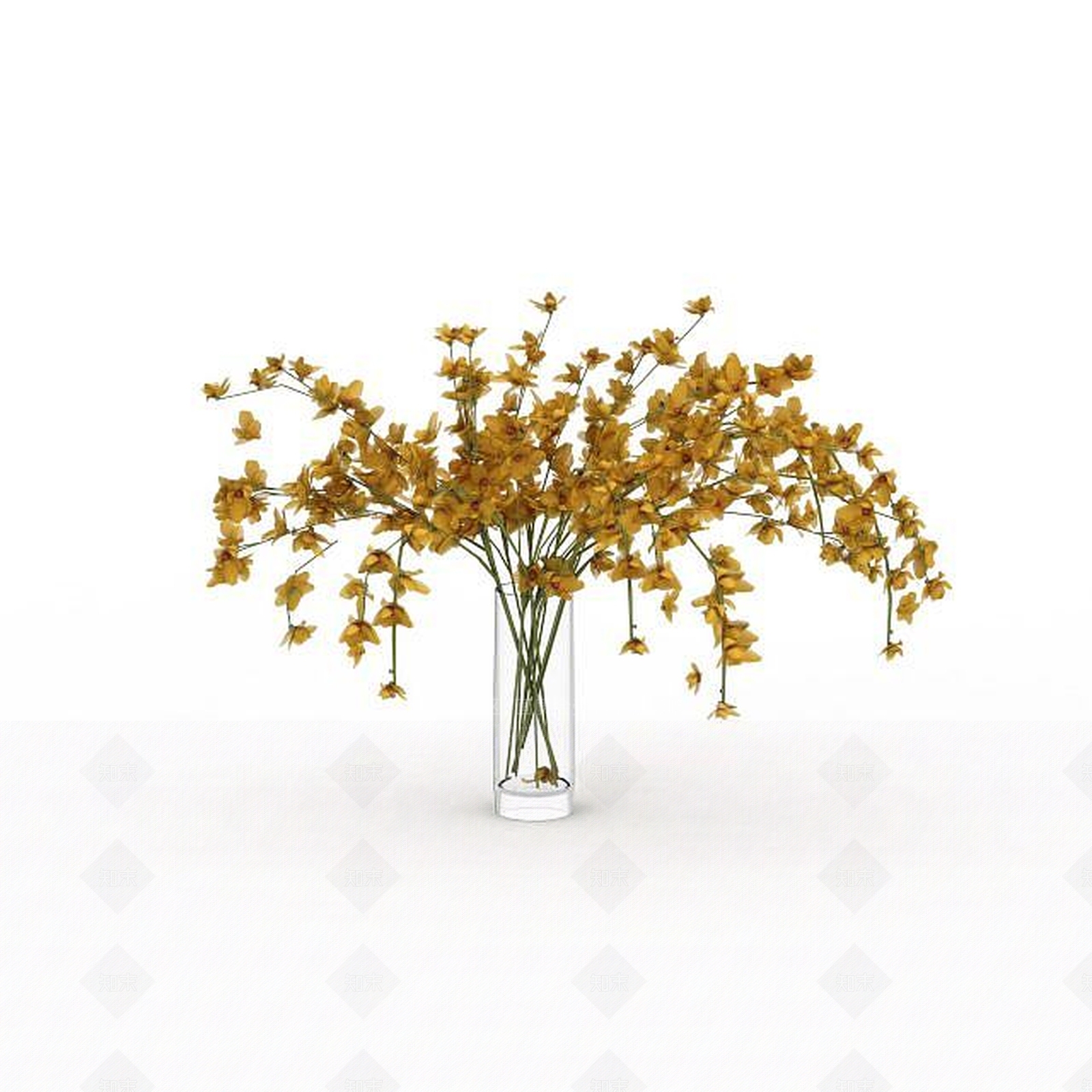 现代室内插花3D模型下载【ID:1198362681】