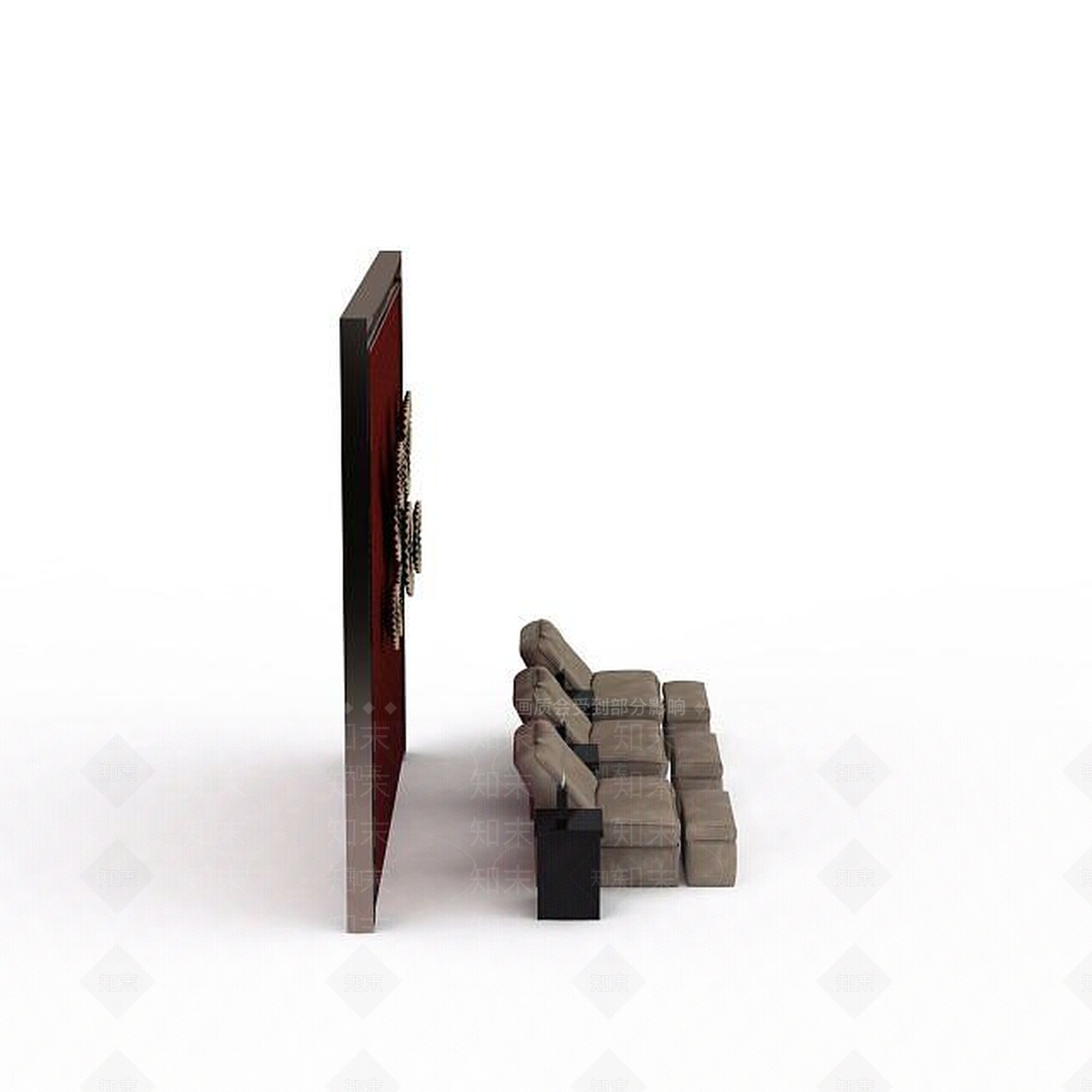 现代室内背景墙3D模型下载【ID:1198362655】