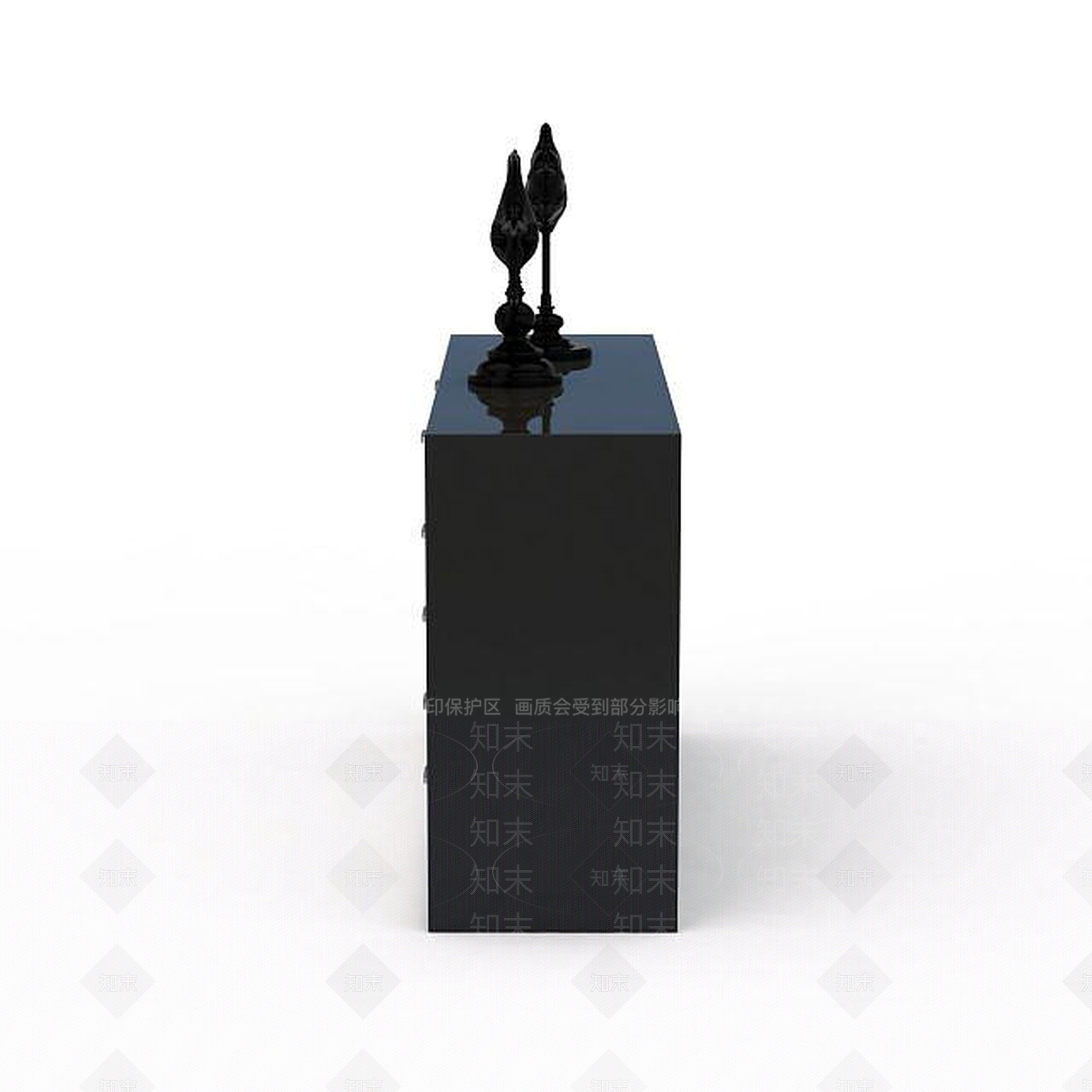 现代简约风格鞋柜3D模型下载【ID:1198362844】