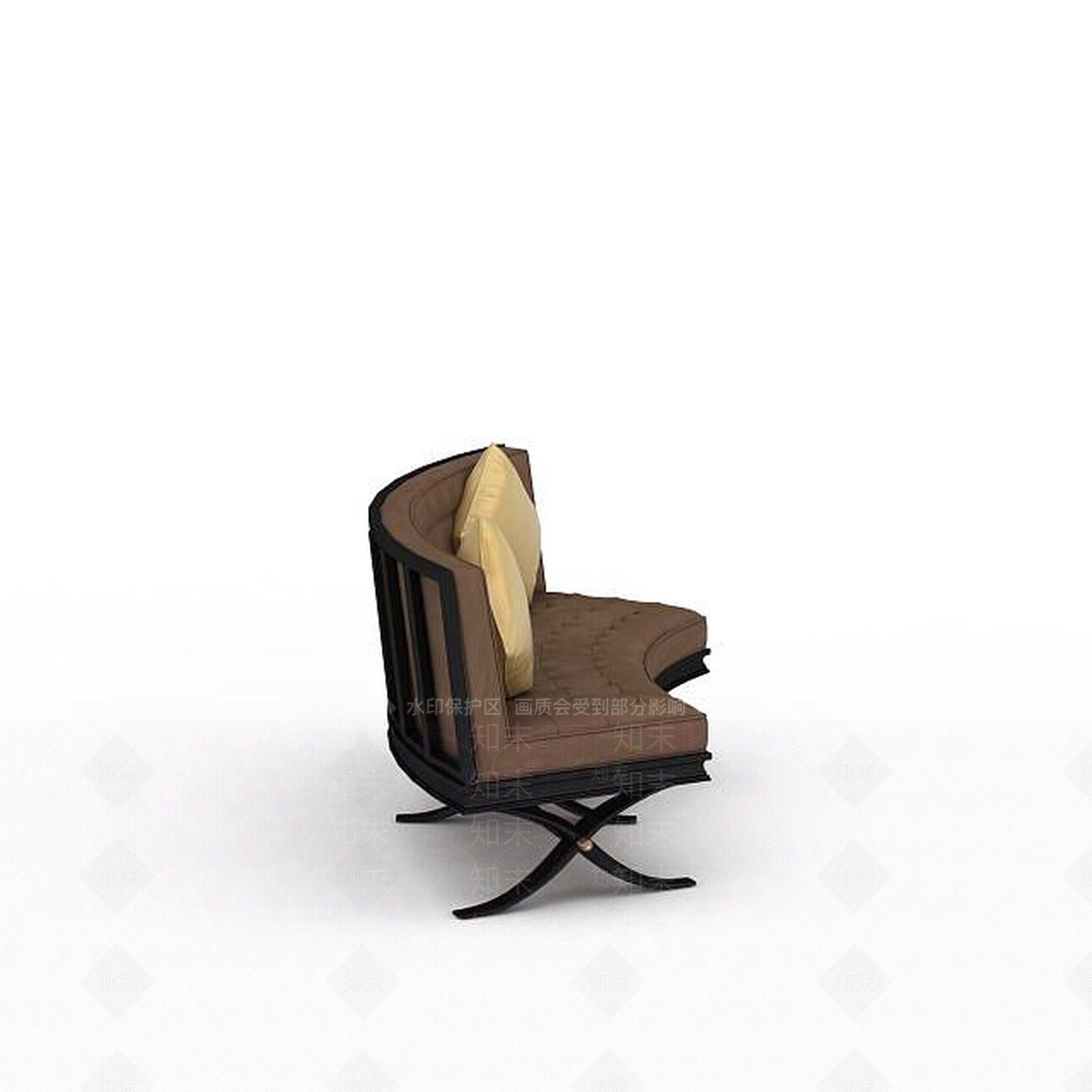 现代创意多人沙发3D模型下载【ID:1198362879】