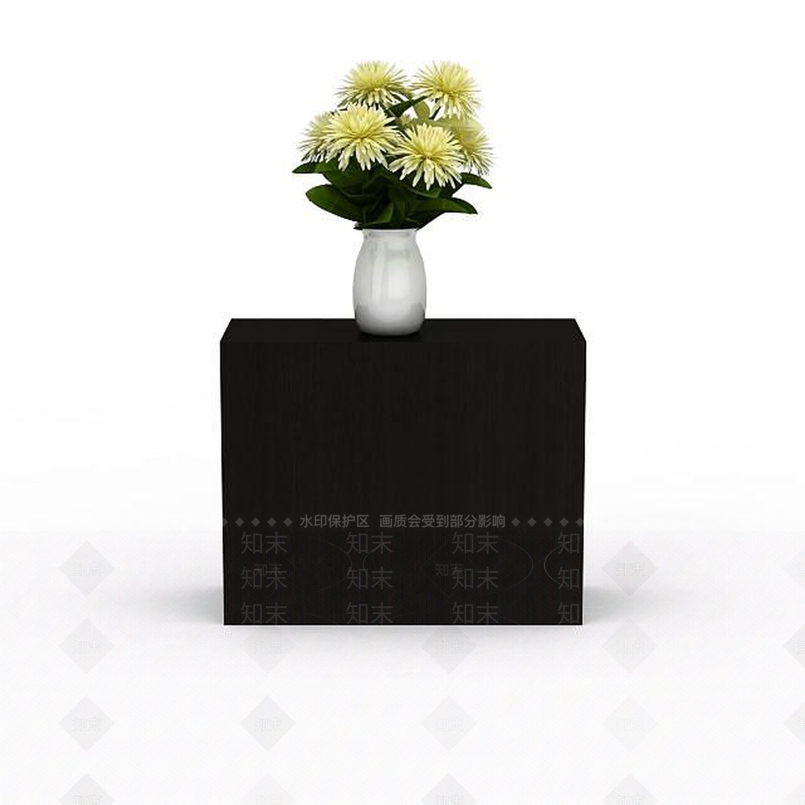 现代摆花3D模型下载【ID:1198363123】