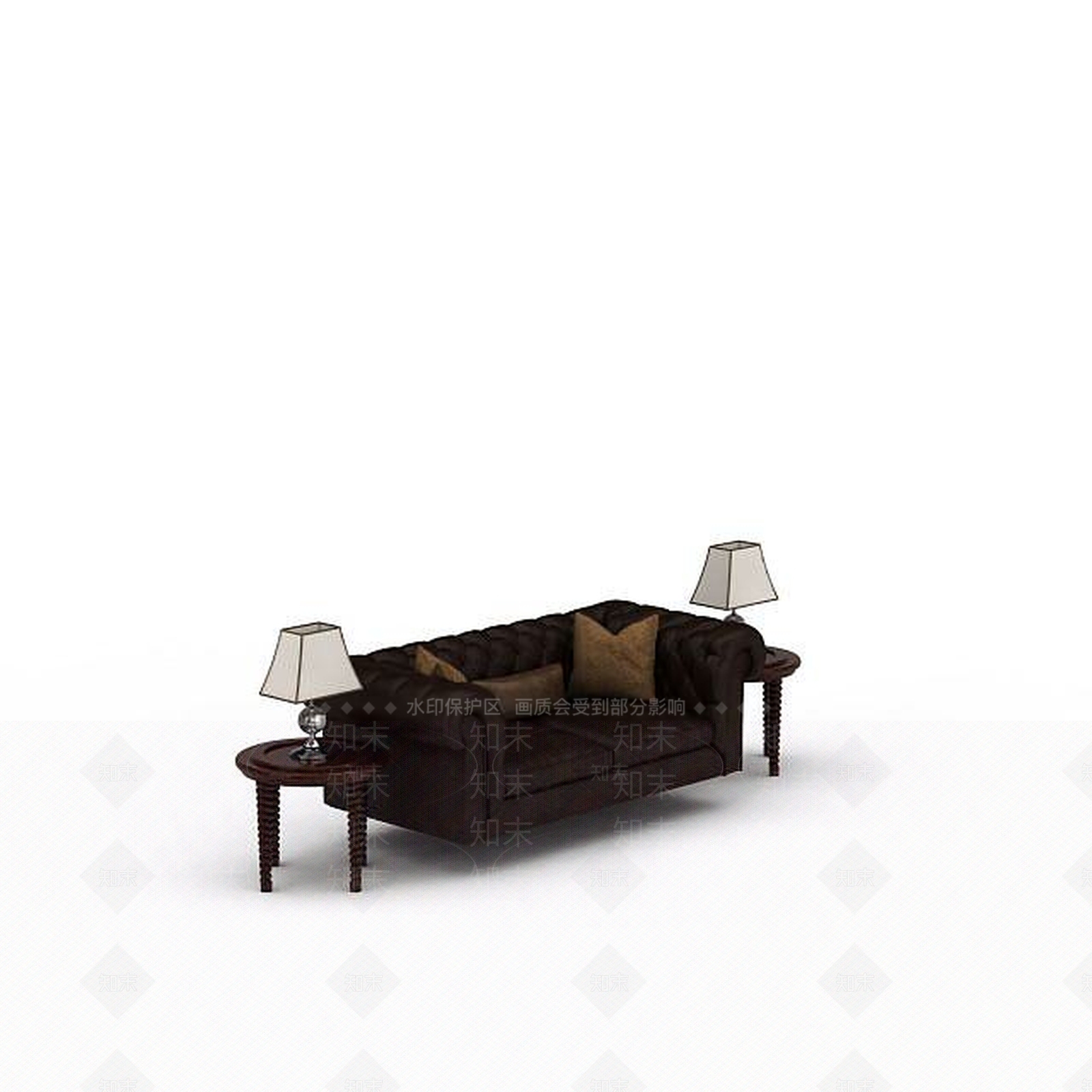 现代真皮沙发3D模型下载【ID:1198363209】