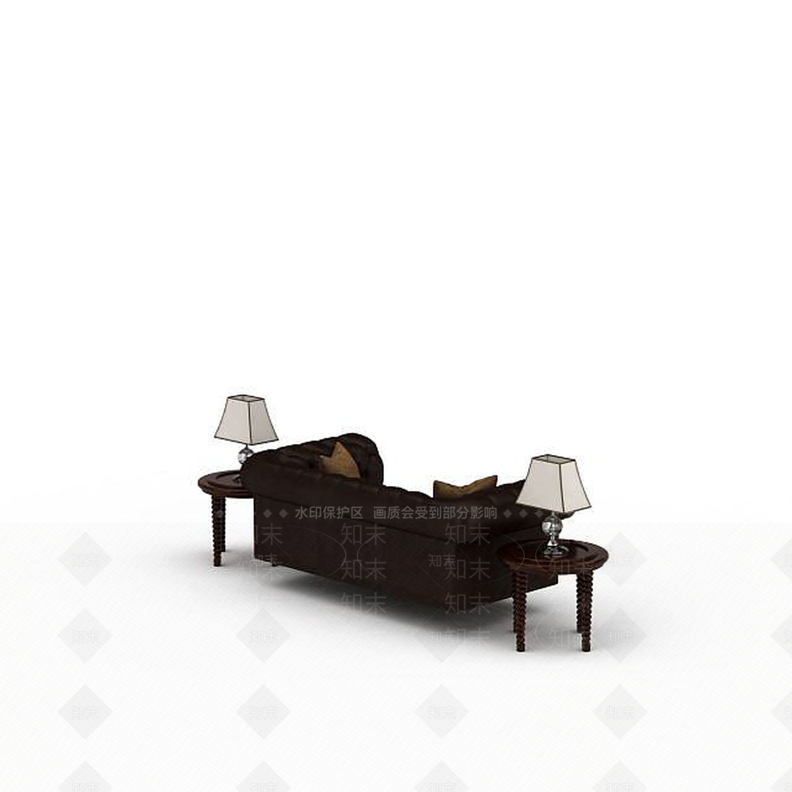 现代真皮沙发3D模型下载【ID:1198363209】