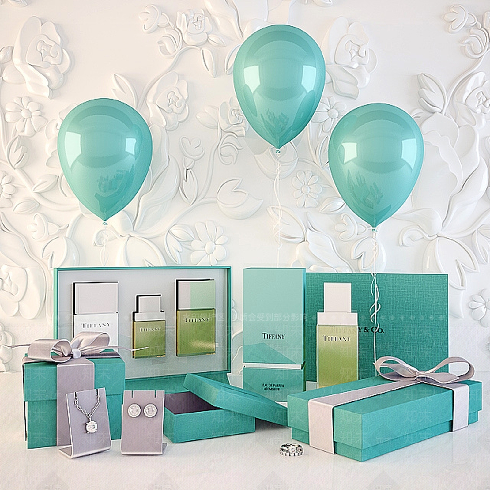 现代礼品盒3D模型下载【ID:1198363857】