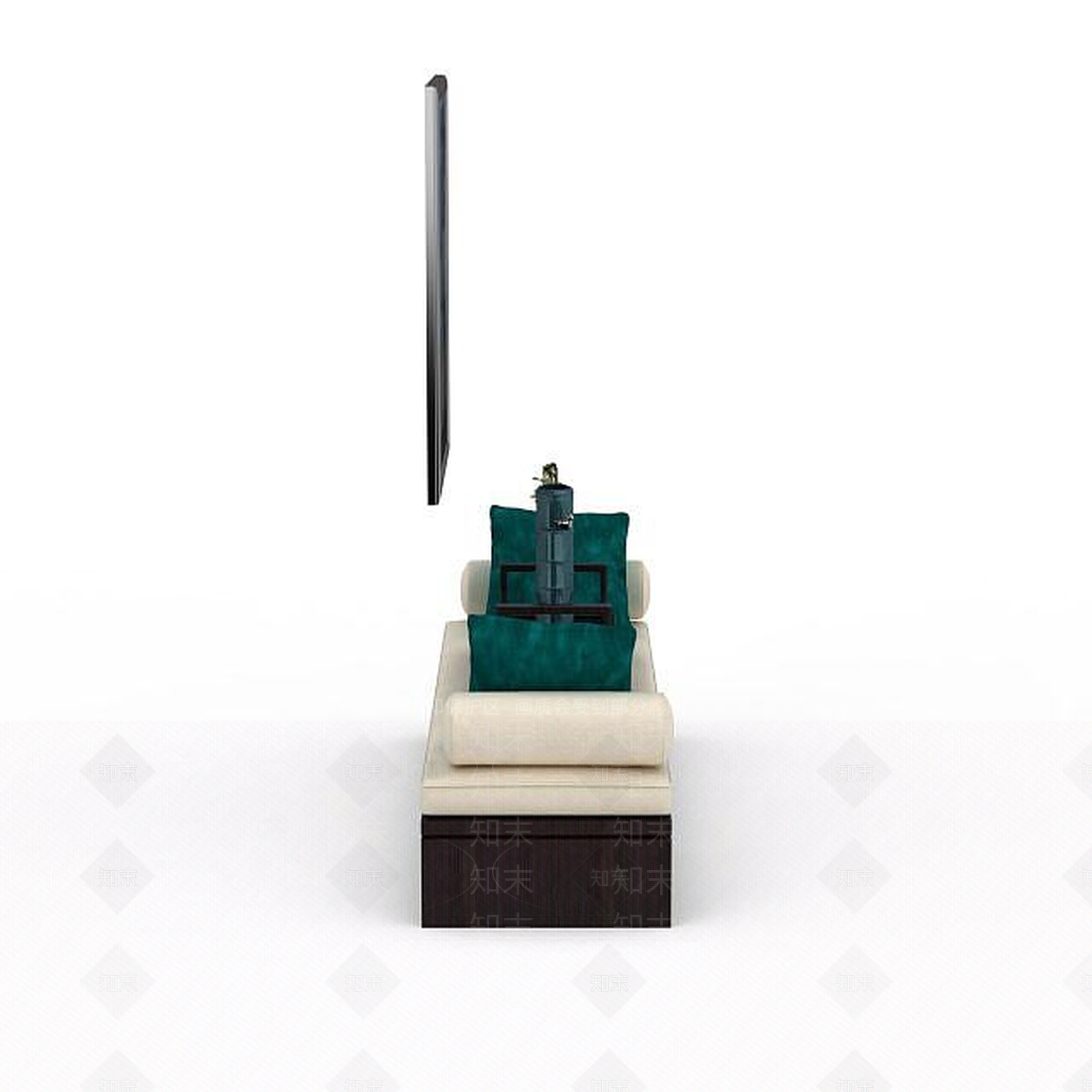 现代坐榻3D模型下载【ID:1198364680】